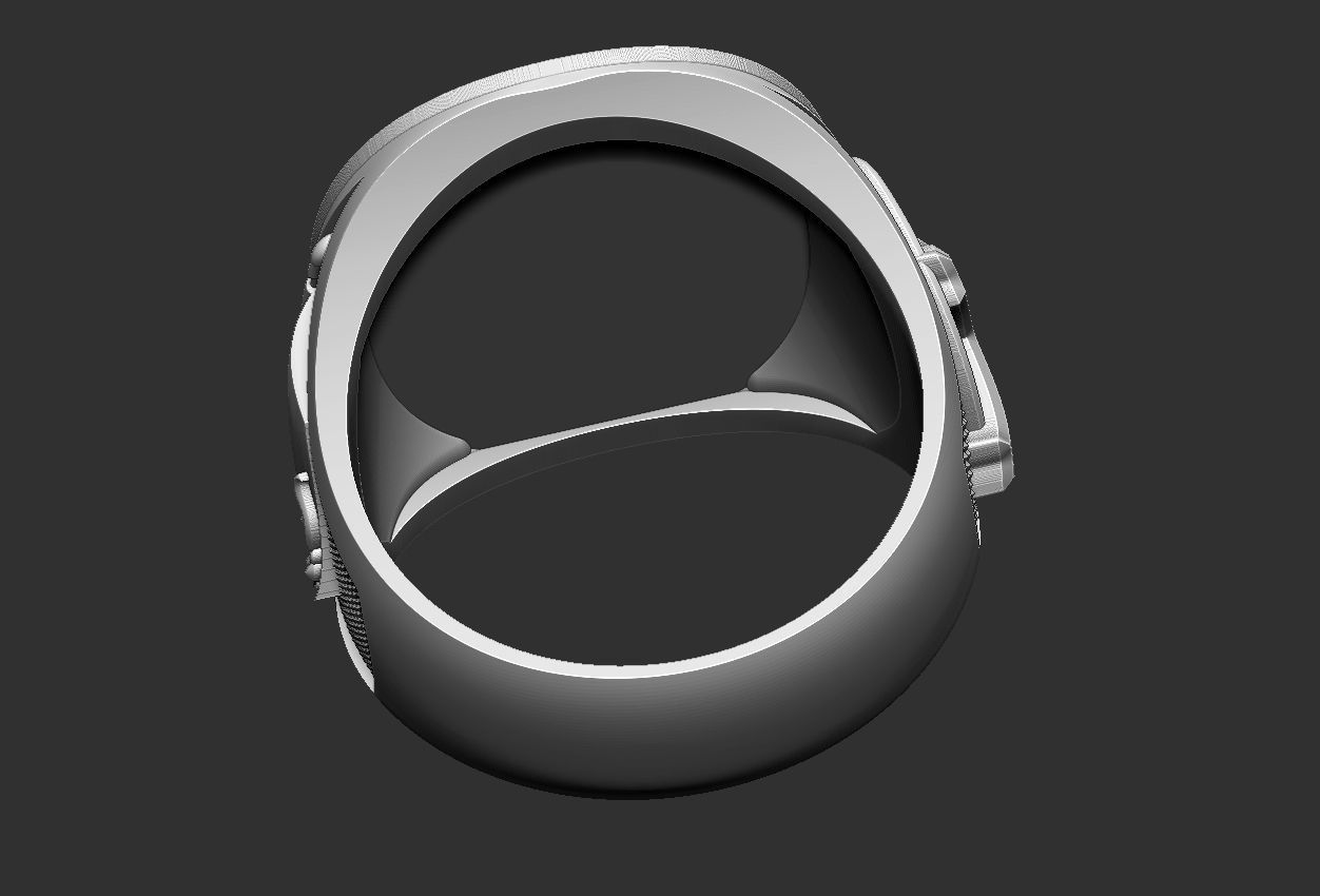 Coat of Arms Eagle Ring - Brasao 3D print model_11