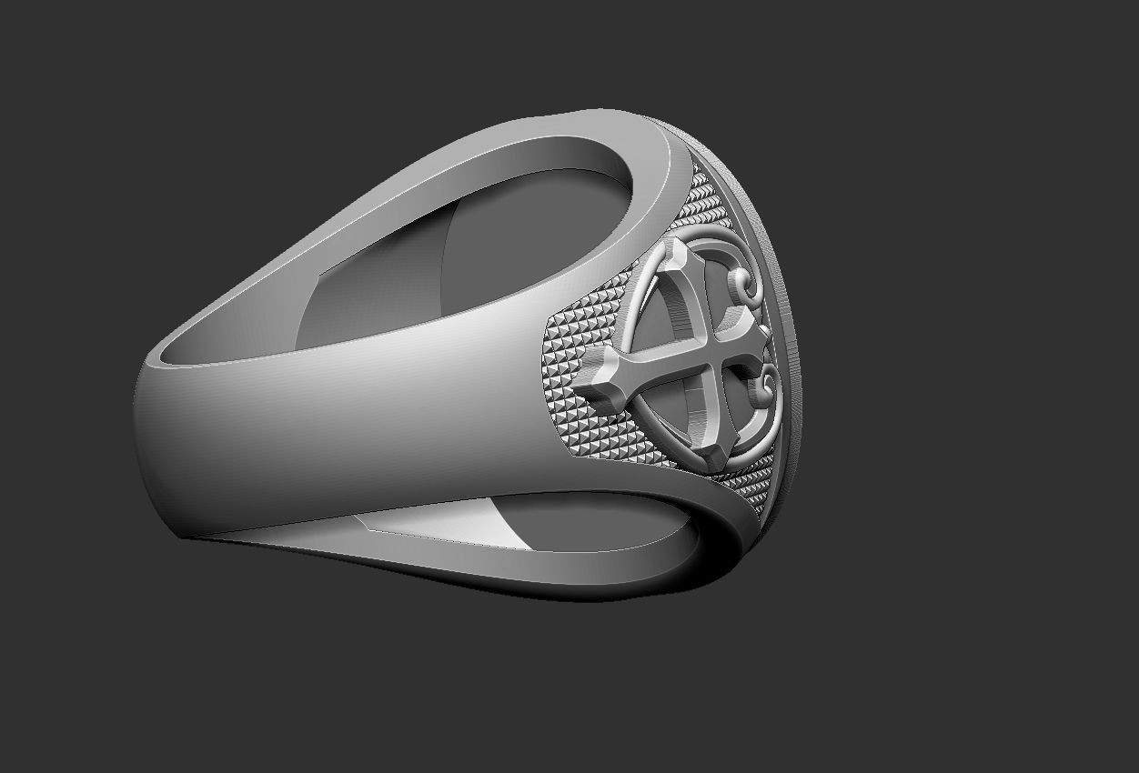 Coat of Arms Eagle Ring - Brasao 3D print model_13