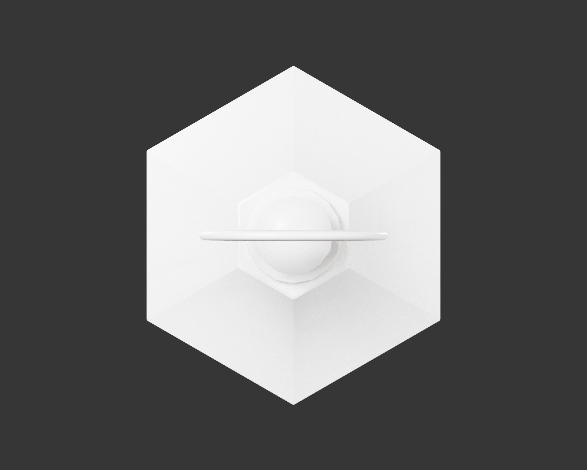 Medieval Elegant Lighting Lantern Low-poly 3D model_10