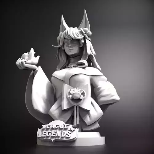 STL Ahri spirit blossom League of legends 3d model