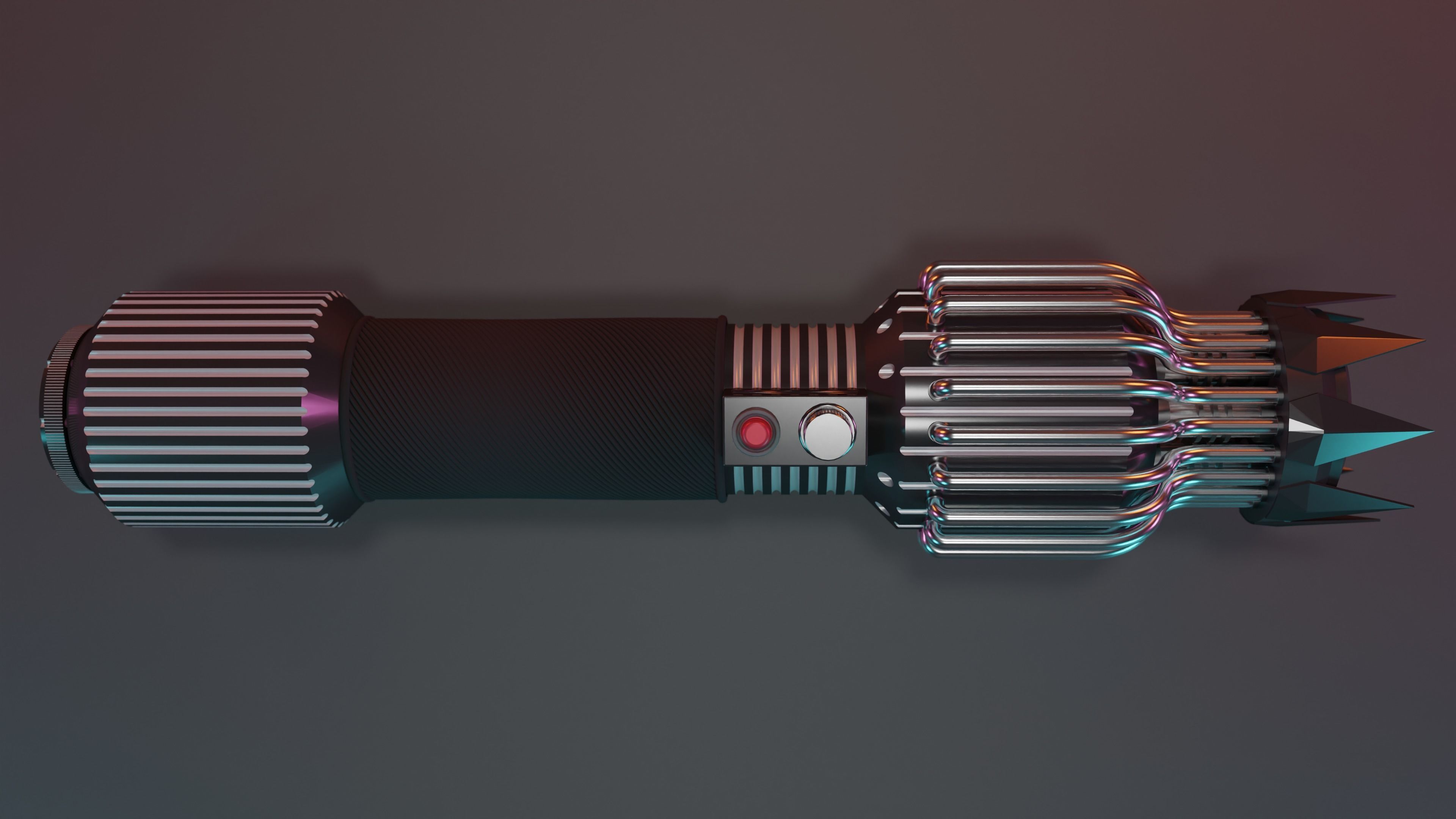 Lightsaber Sunray free 3D model | CGTrader