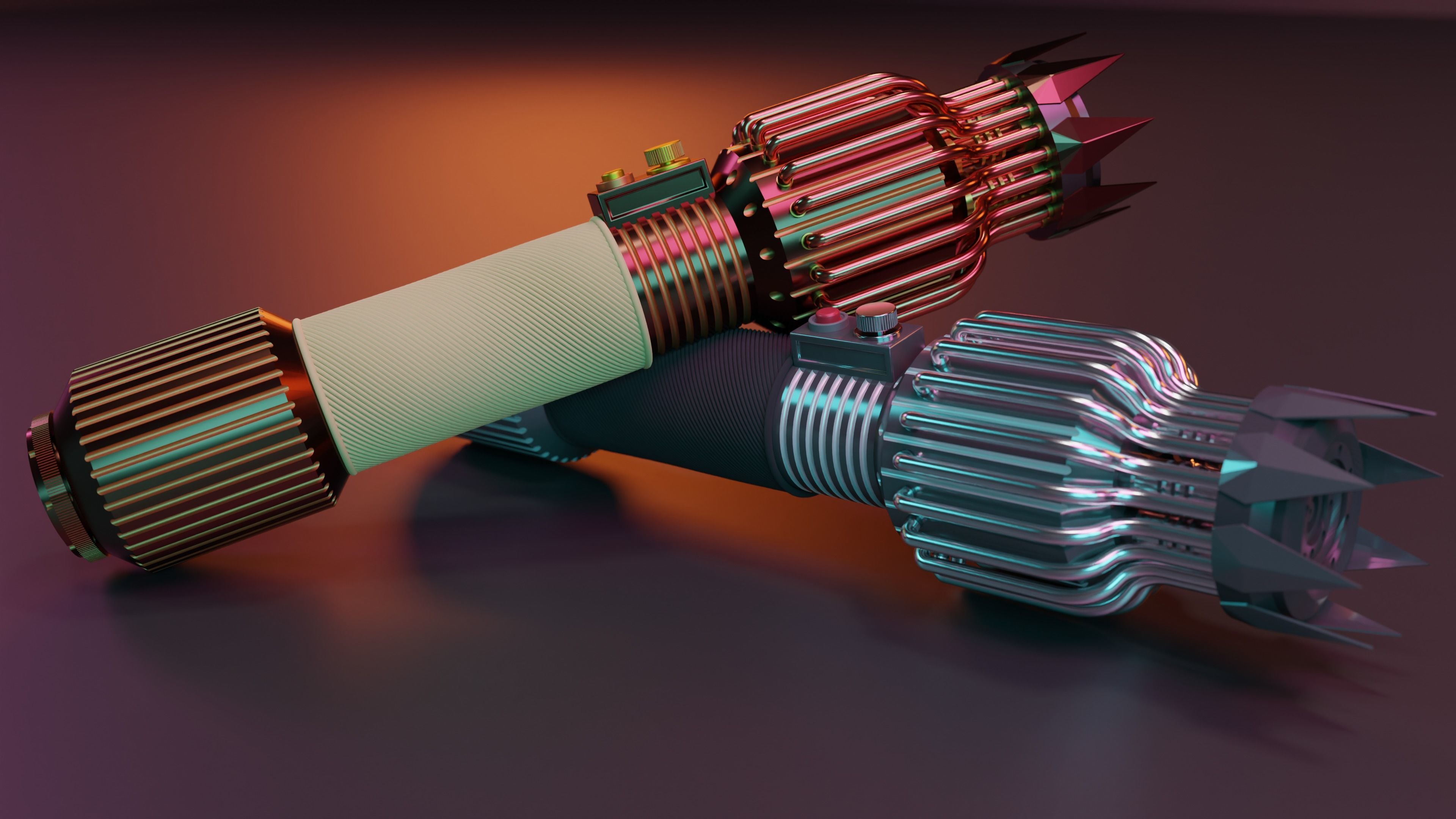 Lightsaber Sunray free 3D model | CGTrader