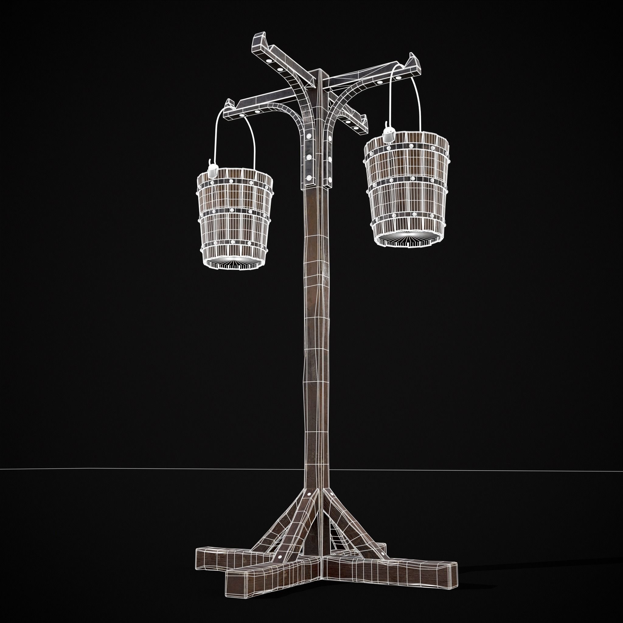 Bucket and Stand 3D Model Collection_19