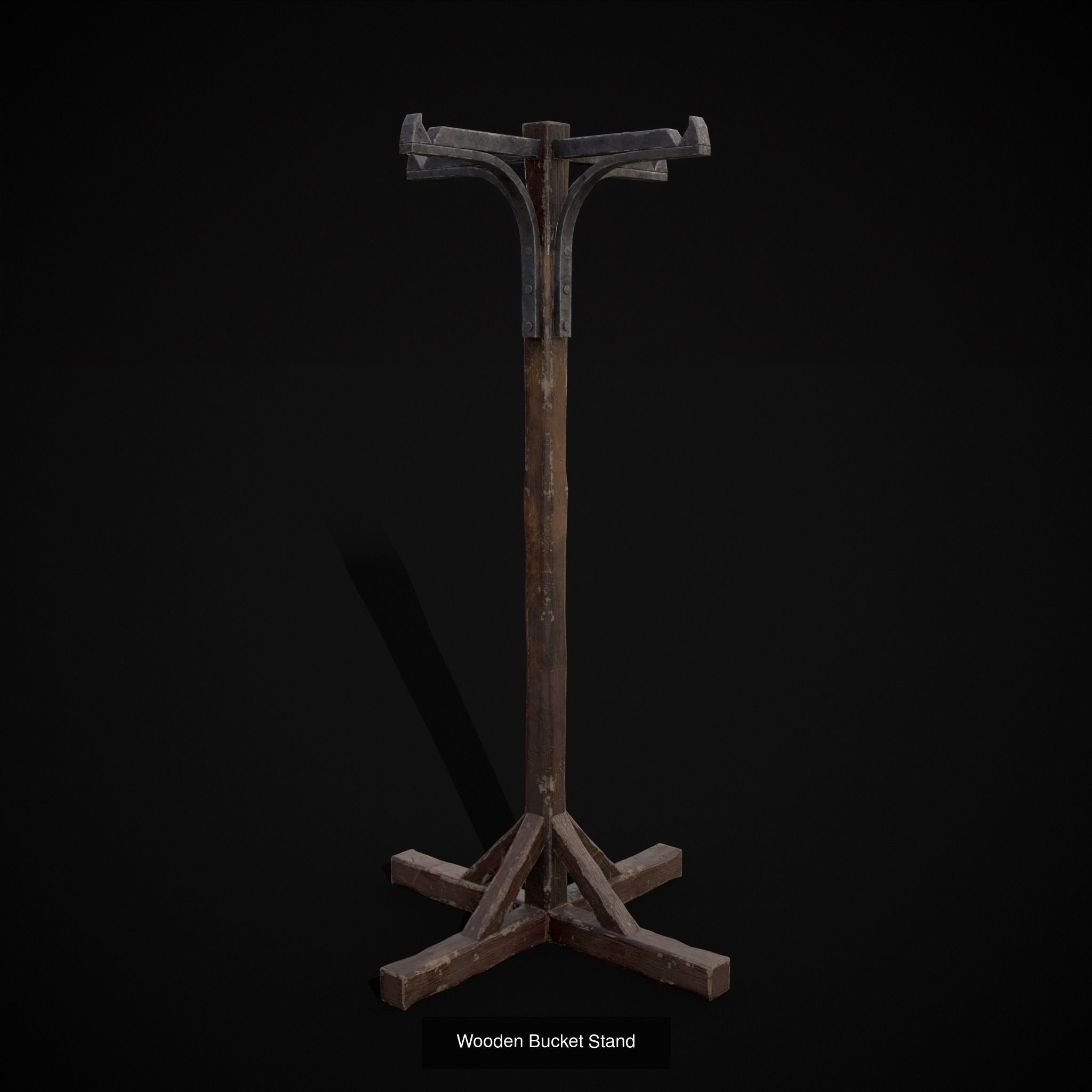 Bucket and Stand 3D Model Collection_4