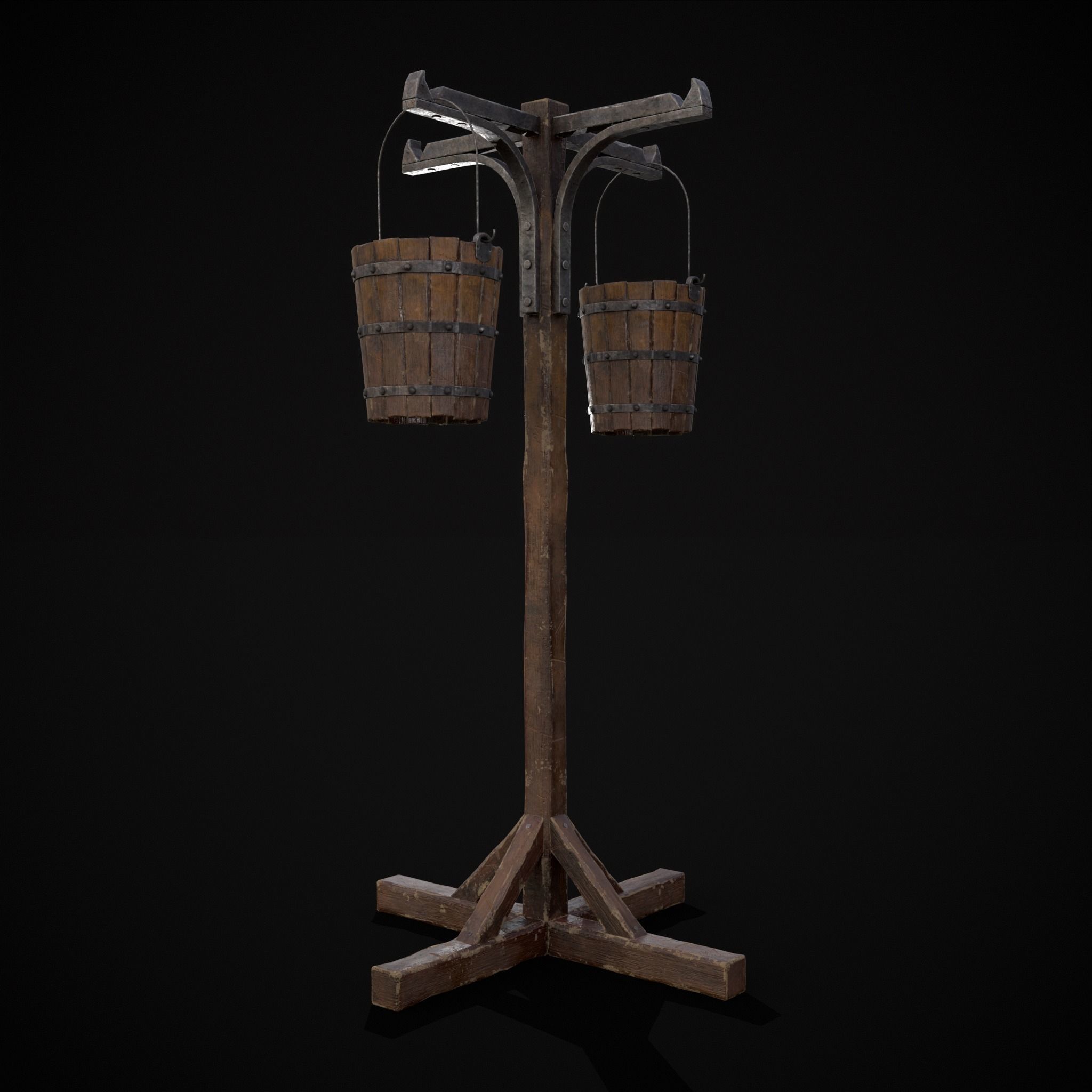 Bucket and Stand 3D Model Collection_20