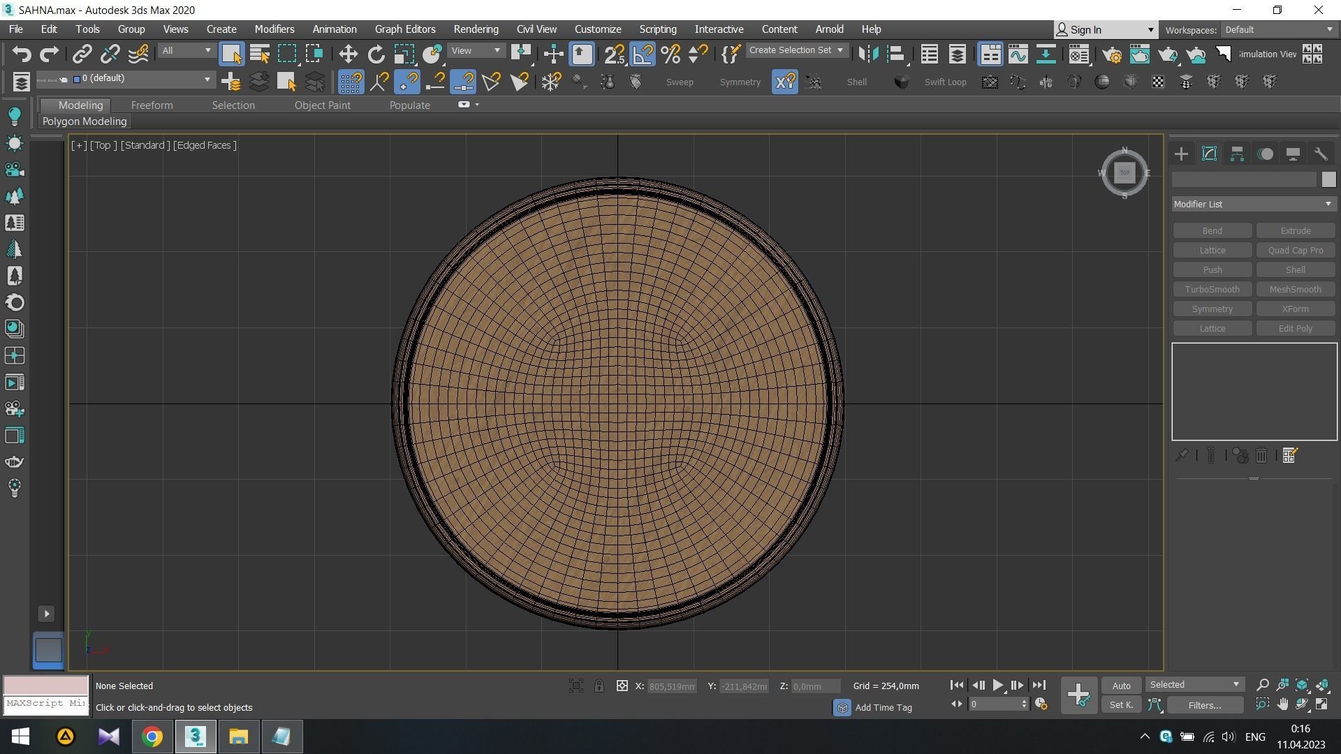 Asolo Dining Table Low-poly 3D model_5