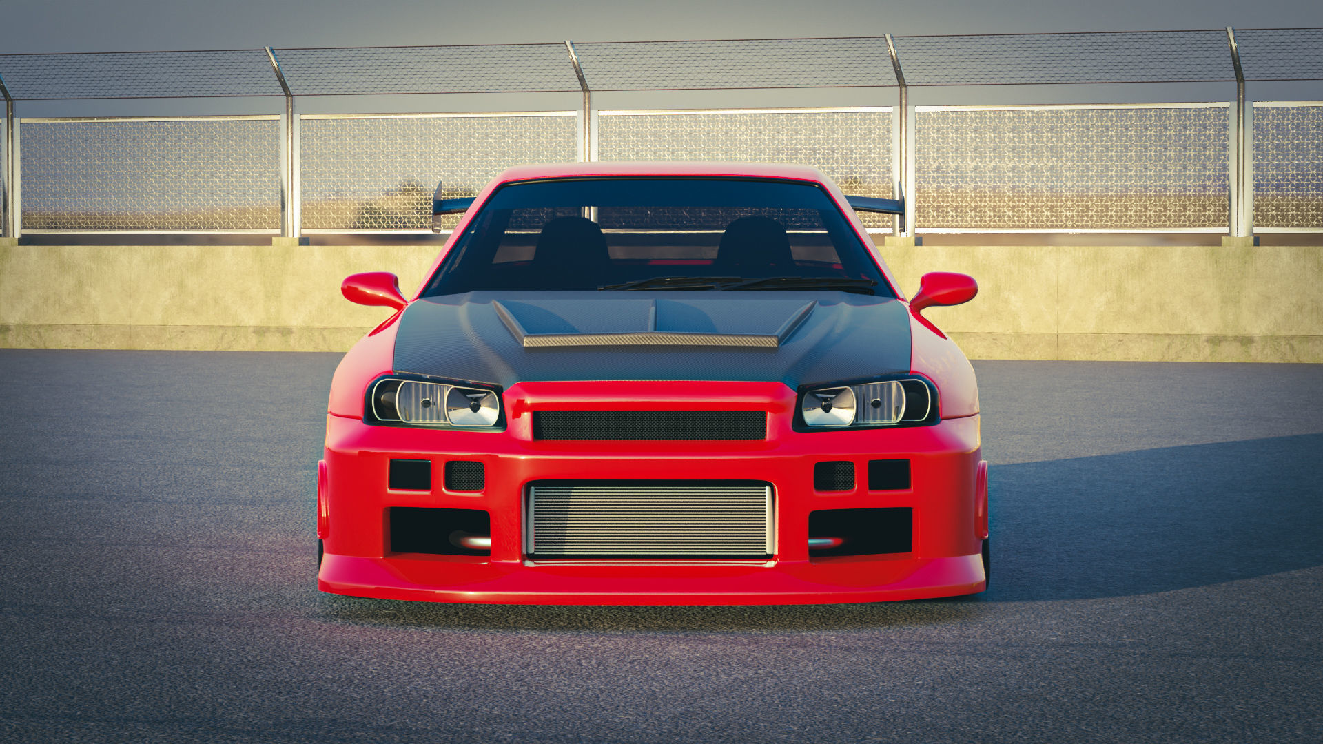 Nissan Skyline GT-R R34 3D model_7