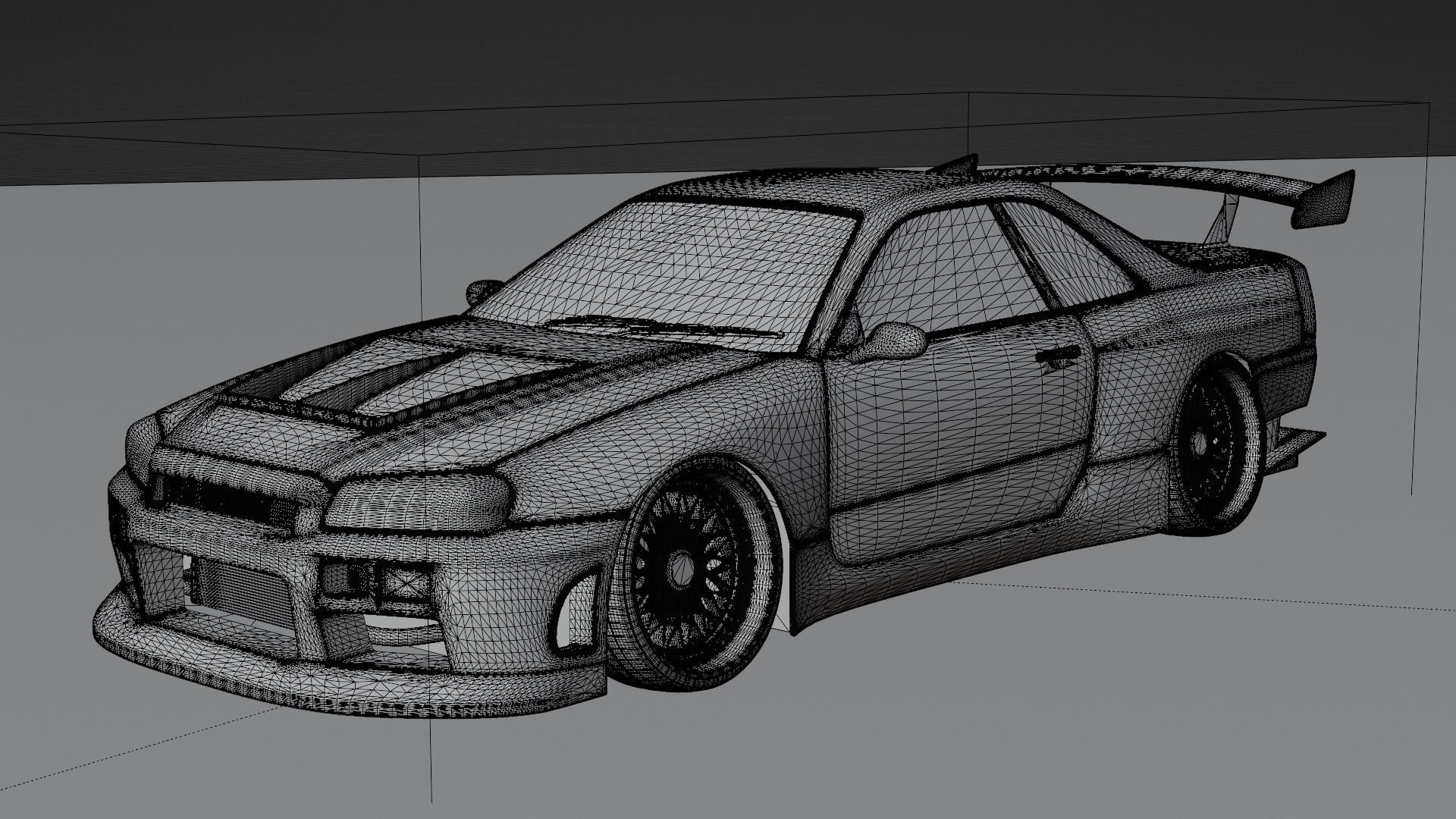 Nissan Skyline GT-R R34 3D model_11