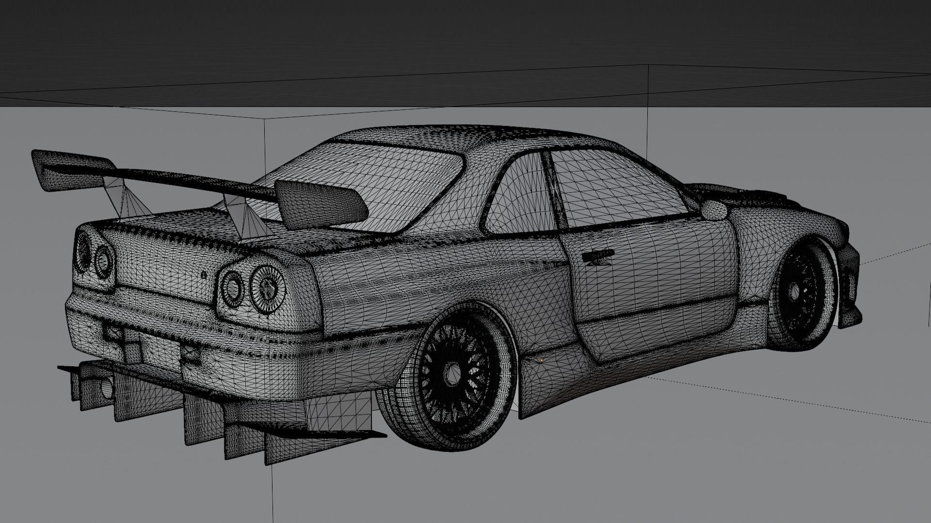 Nissan Skyline GT-R R34 3D model_12