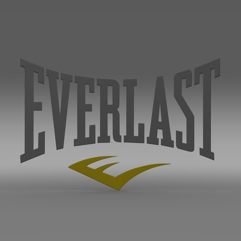Everlast Logo 3D Model MAX OBJ 3DS FBX C4D LWO LW LWS