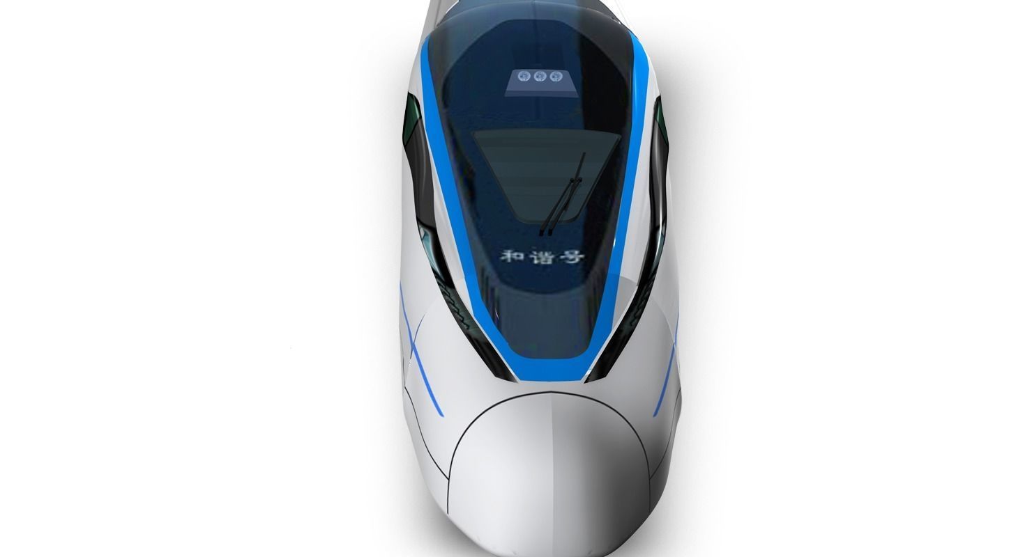 CRH 380D Locomotive 3D model_9