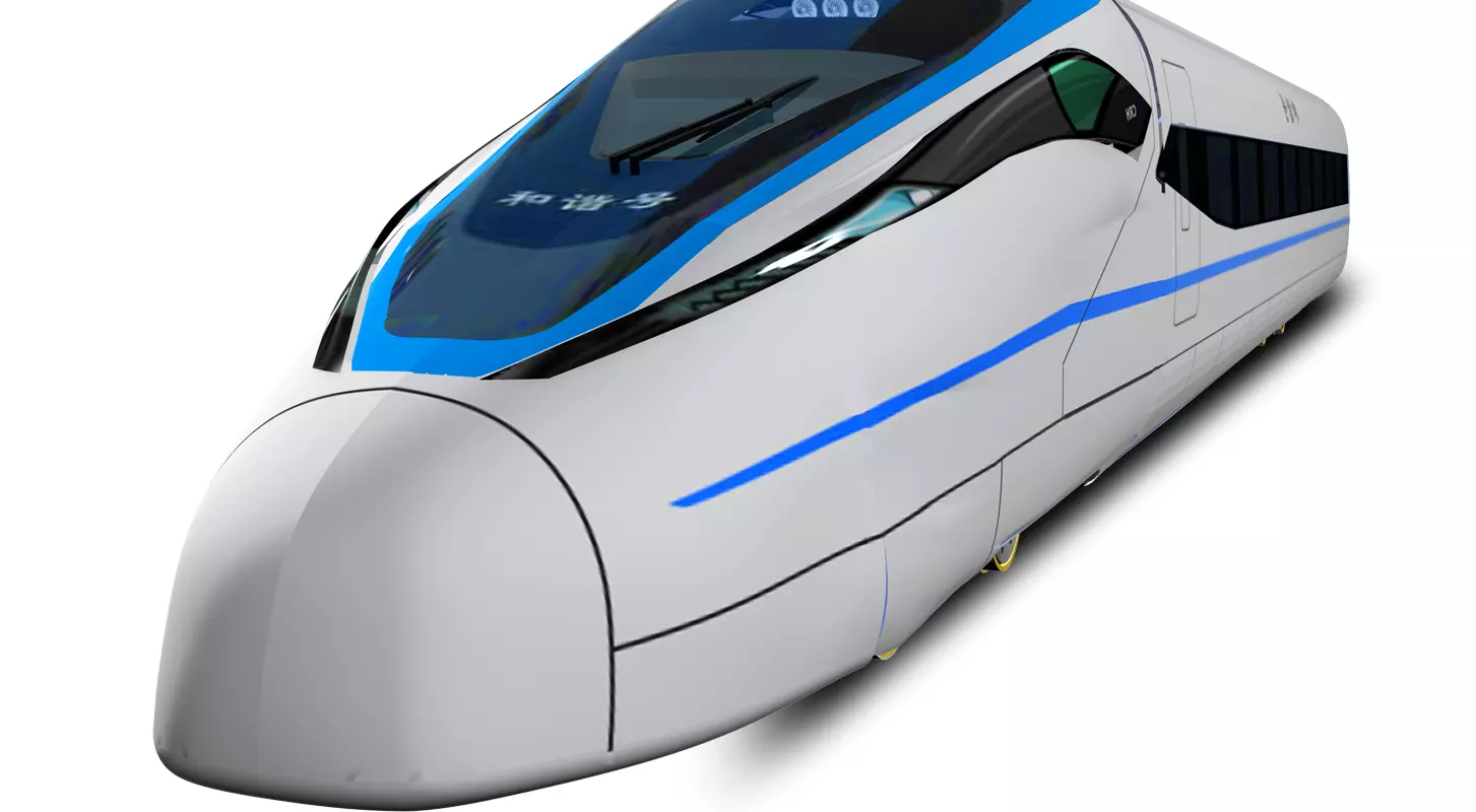 CRH 380D Locomotive 3D model_0