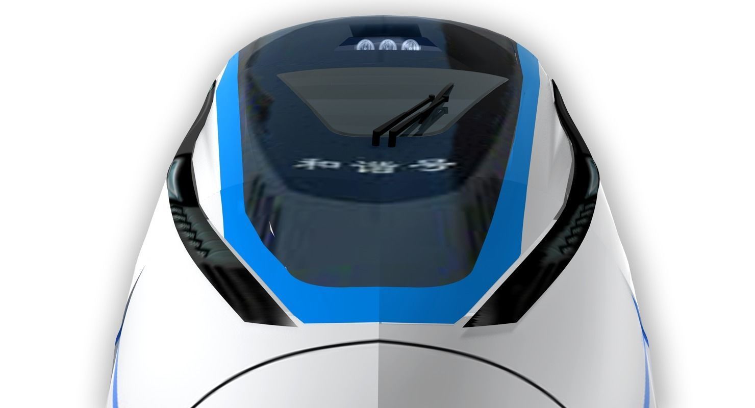 CRH 380D Locomotive 3D model_10