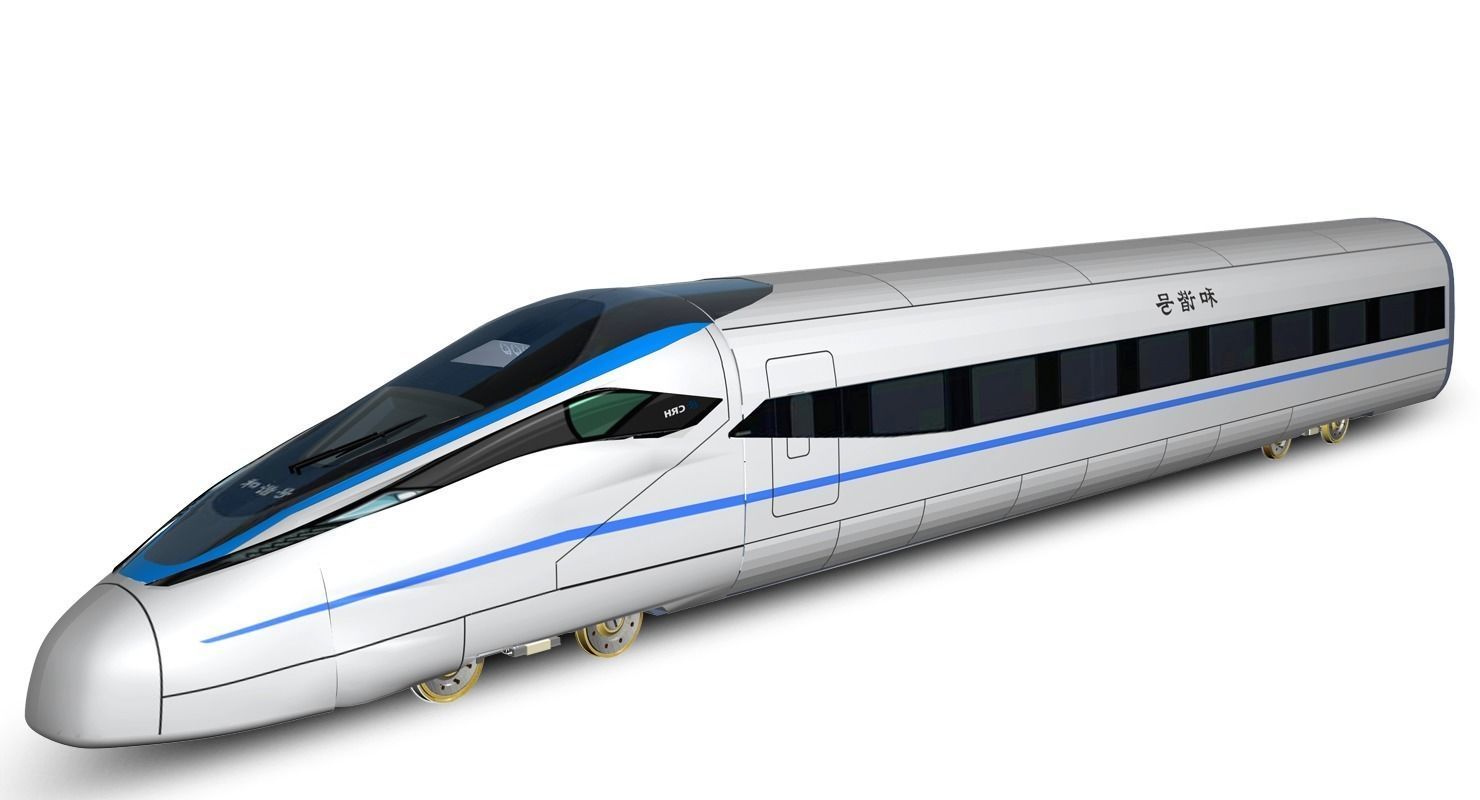 CRH 380D Locomotive 3D model_17