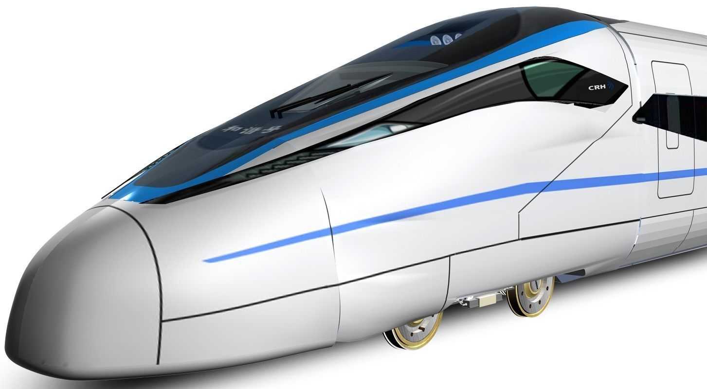 CRH 380D Locomotive 3D model_16