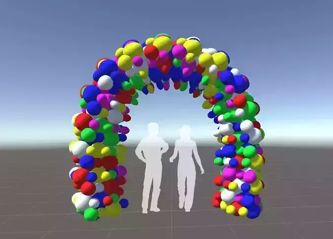 balloon gate 3D model
