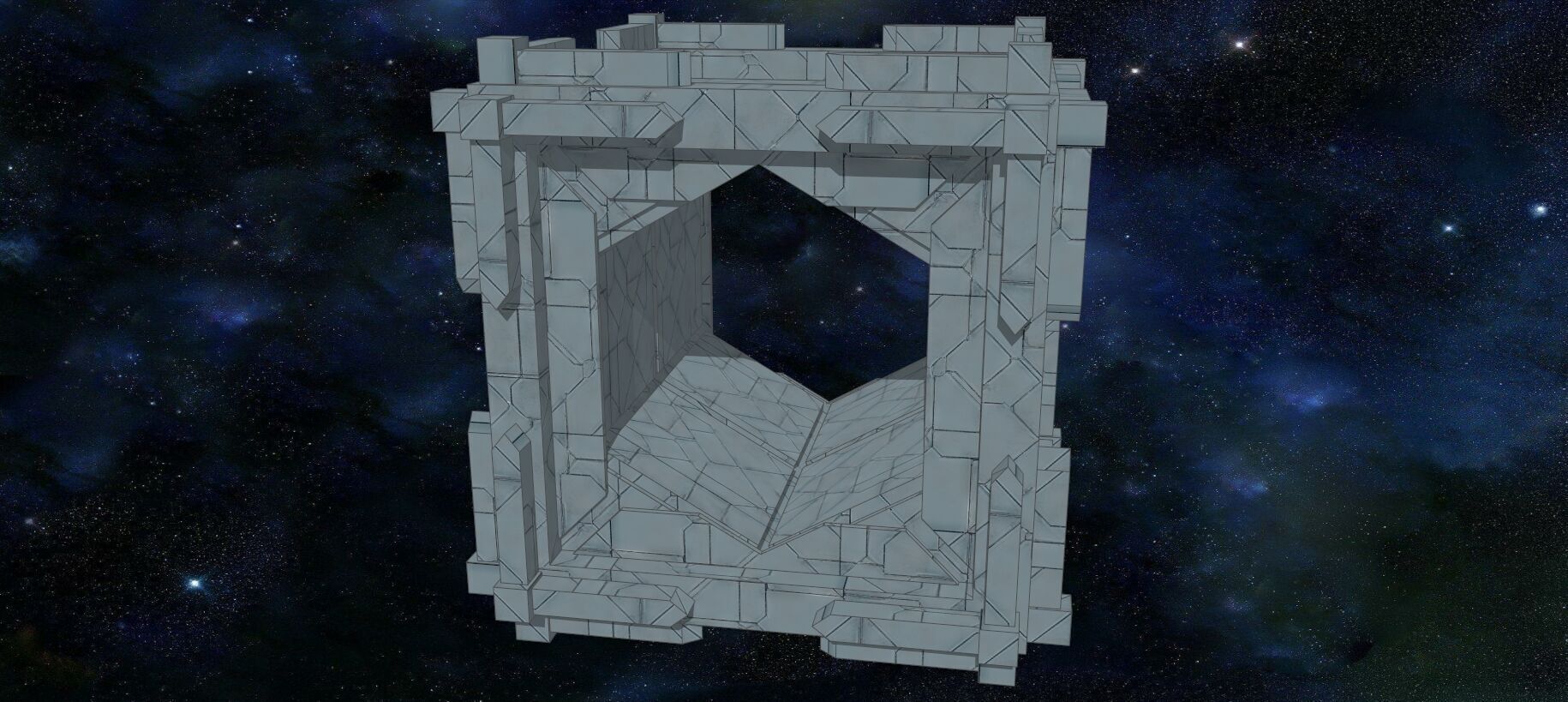 20 Seamless Sci-fi Panels - Light Lines Texture_24