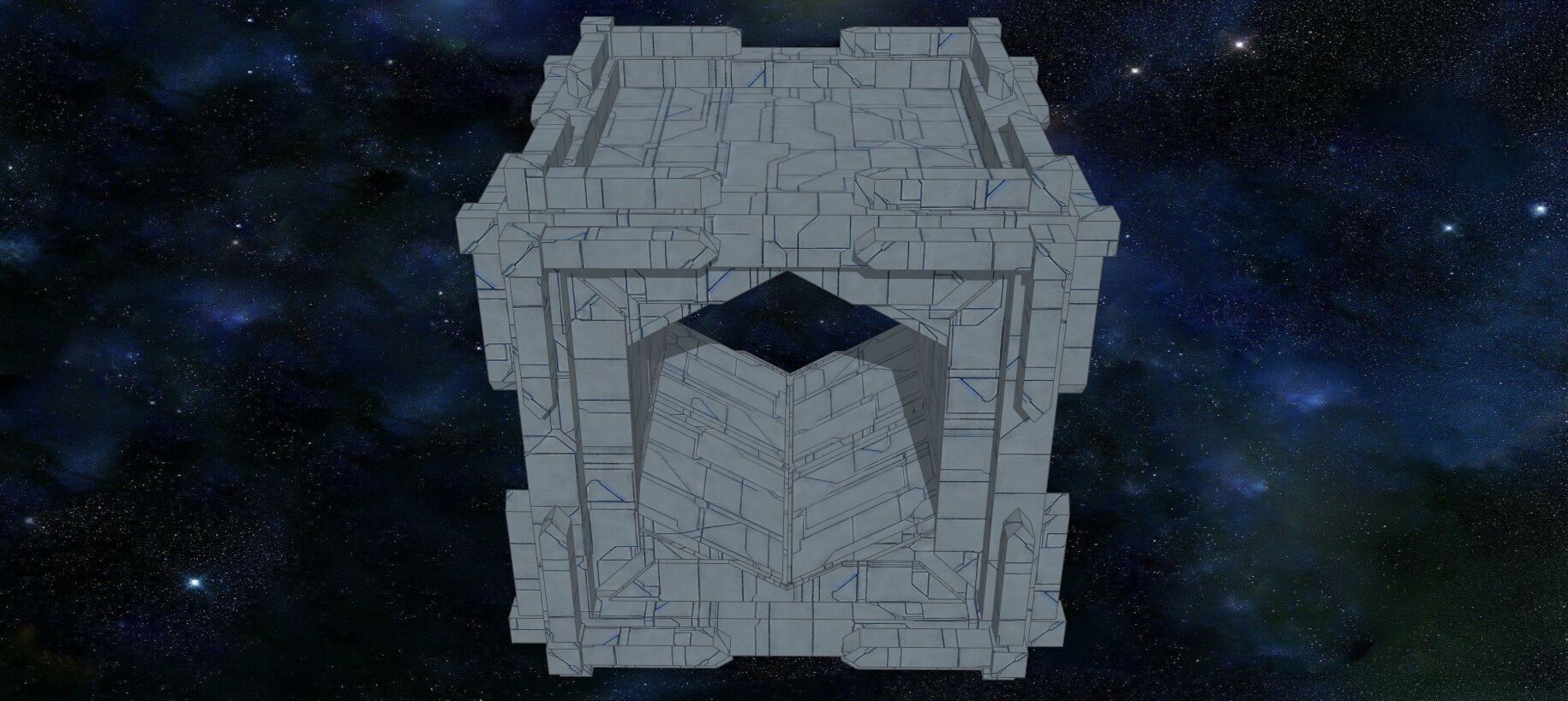 20 Seamless Sci-fi Panels - Light Lines Texture_26