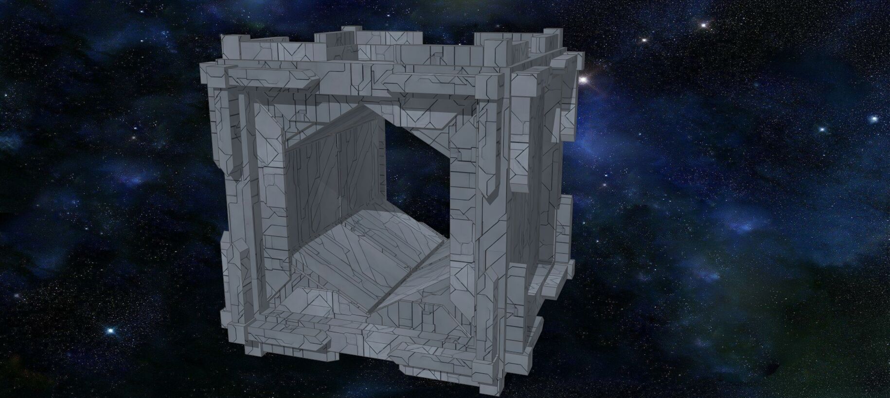 20 Seamless Sci-fi Panels - Light Lines Texture_27