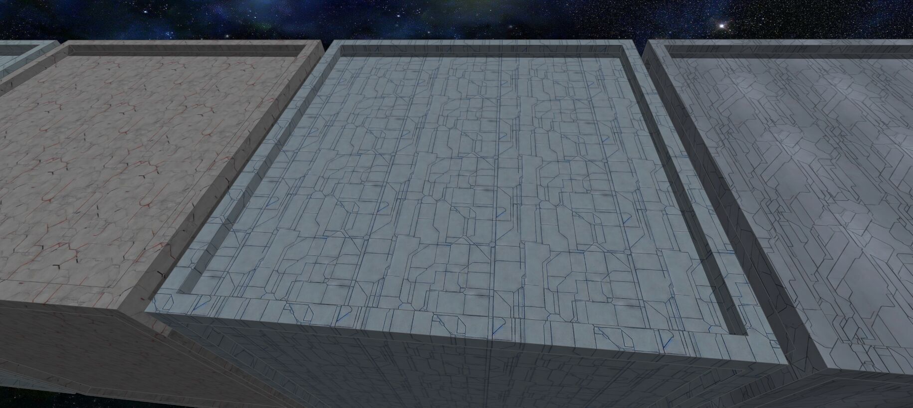 20 Seamless Sci-fi Panels - Light Lines Texture_6