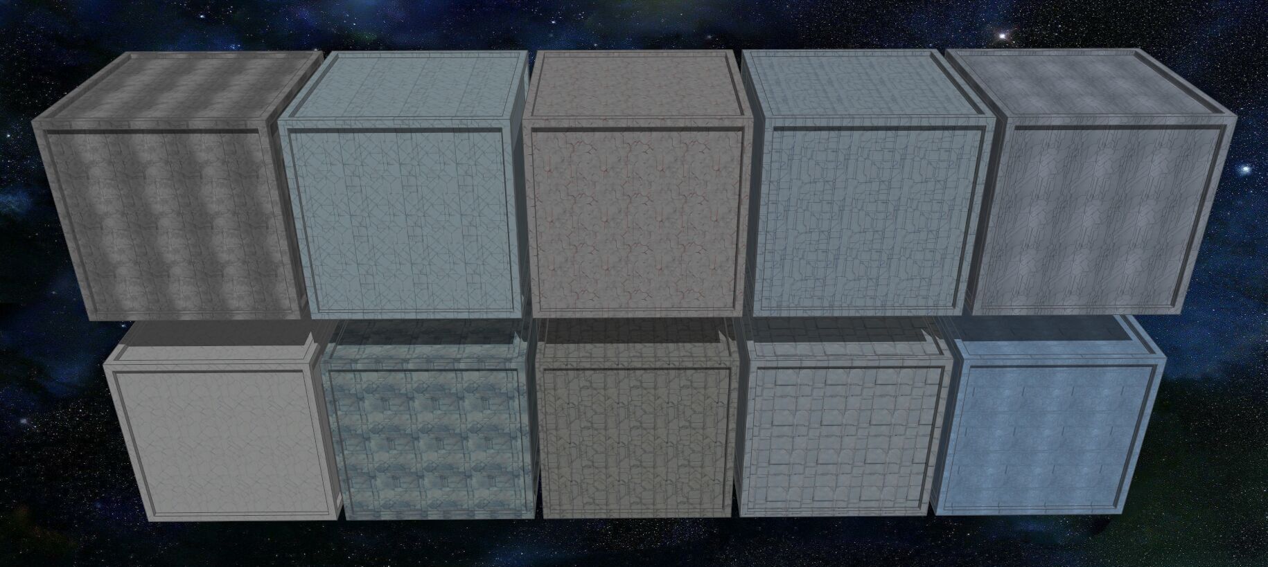 20 Seamless Sci-fi Panels - Light Lines Texture_1