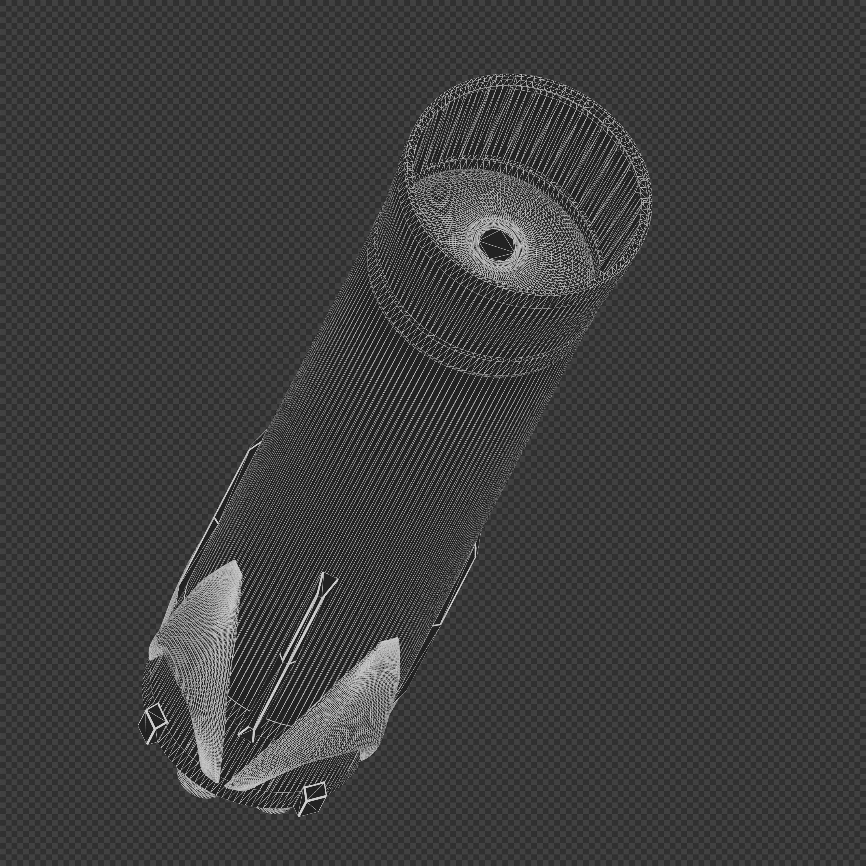 Stoke Space Nova rocket 3D model_11