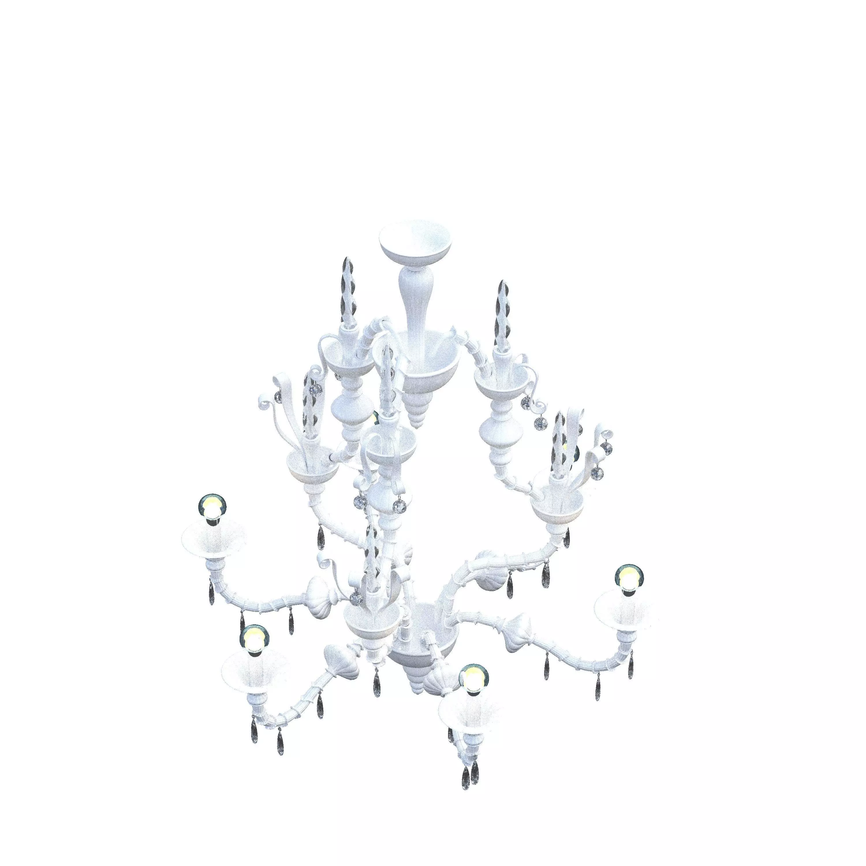 Chandelier 3D model_0