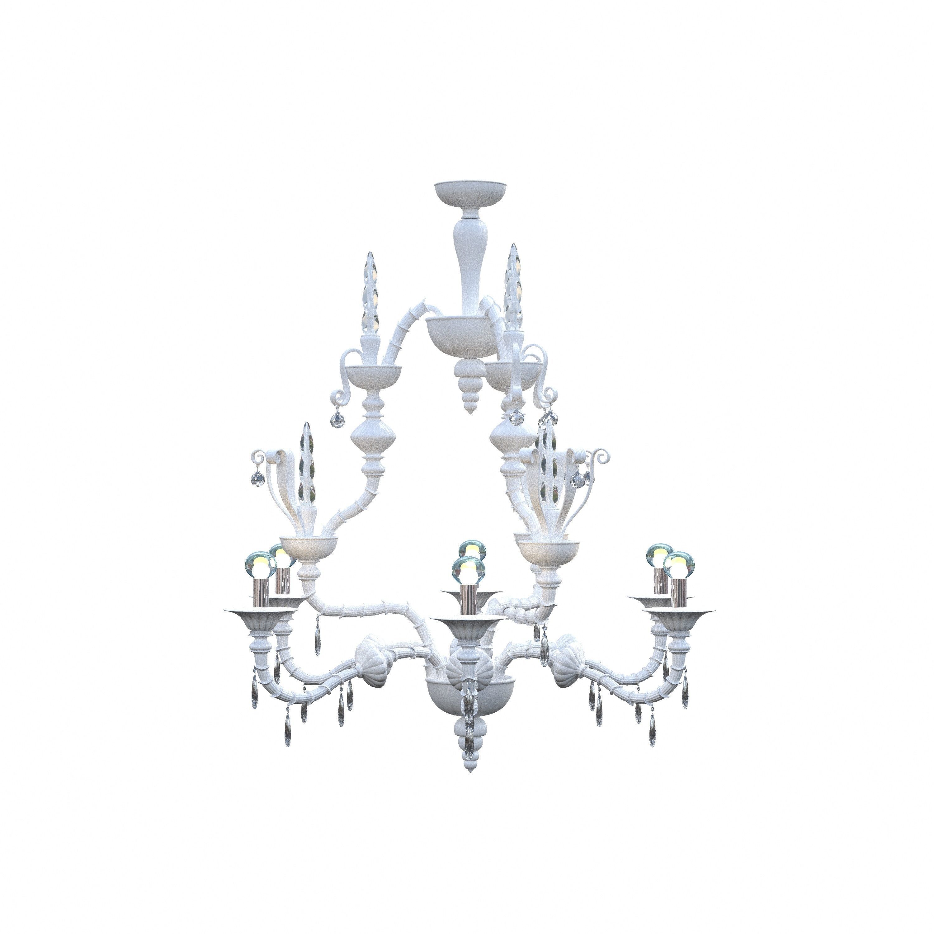 Chandelier 3D model_2