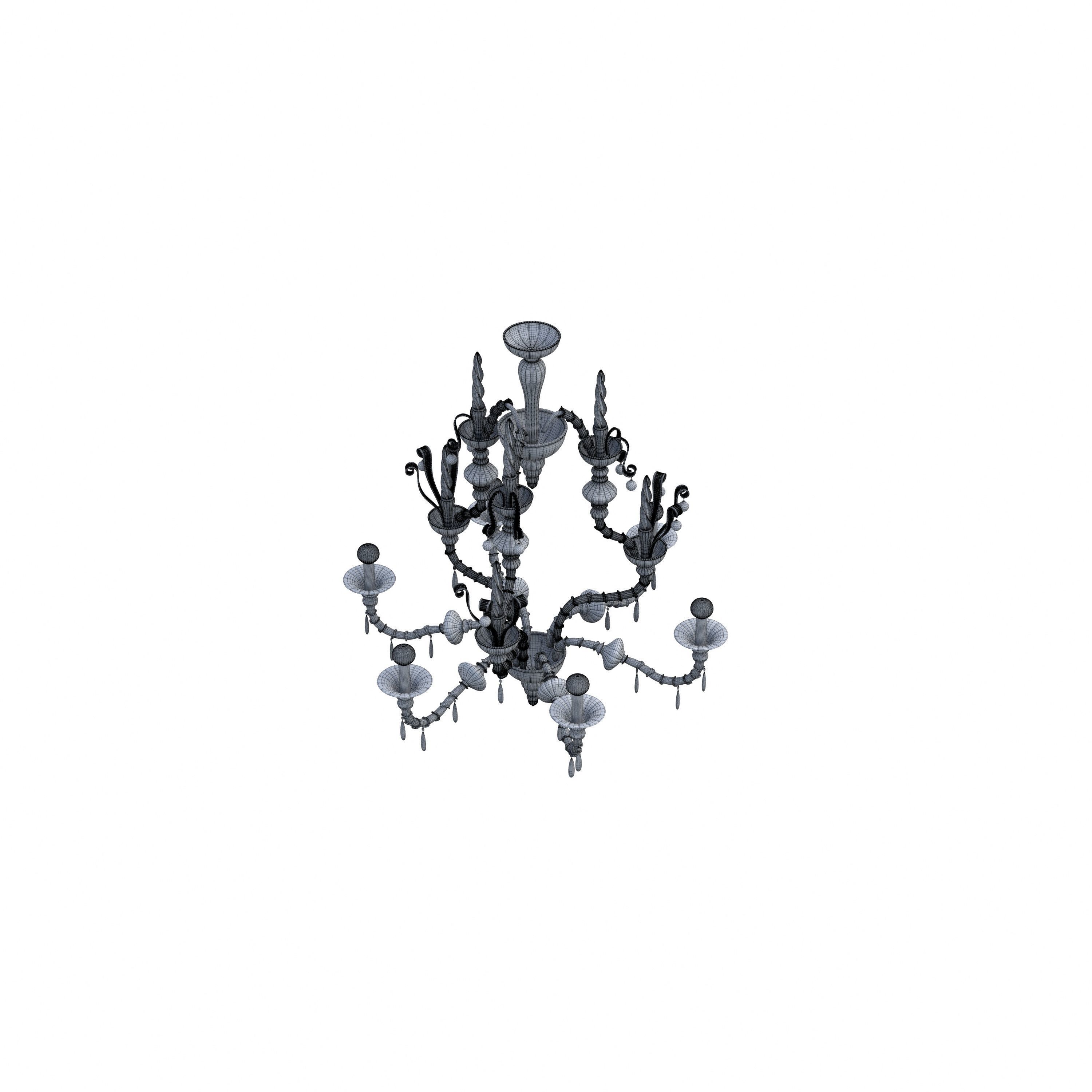 Chandelier 3D model_3