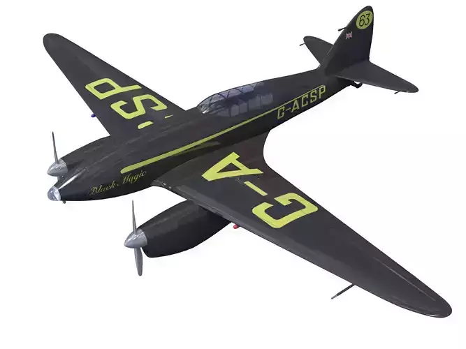 de Havilland DH88 Comet 3D model