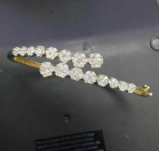 diamond bangle 3D print model