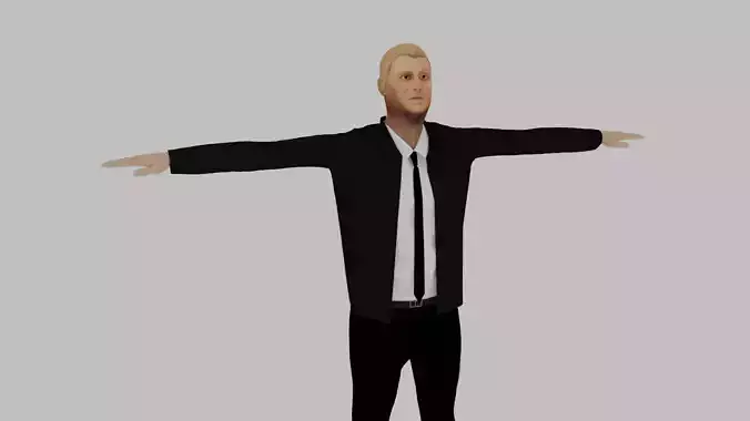 Andrew Jackson Low-poly 3D model