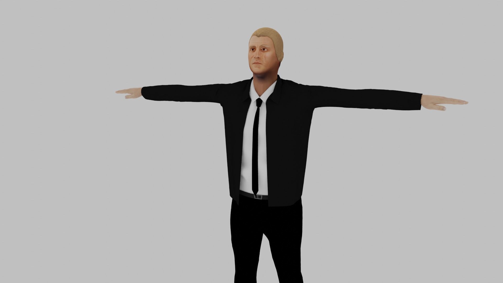 Andrew Jackson Low-poly 3D model_3