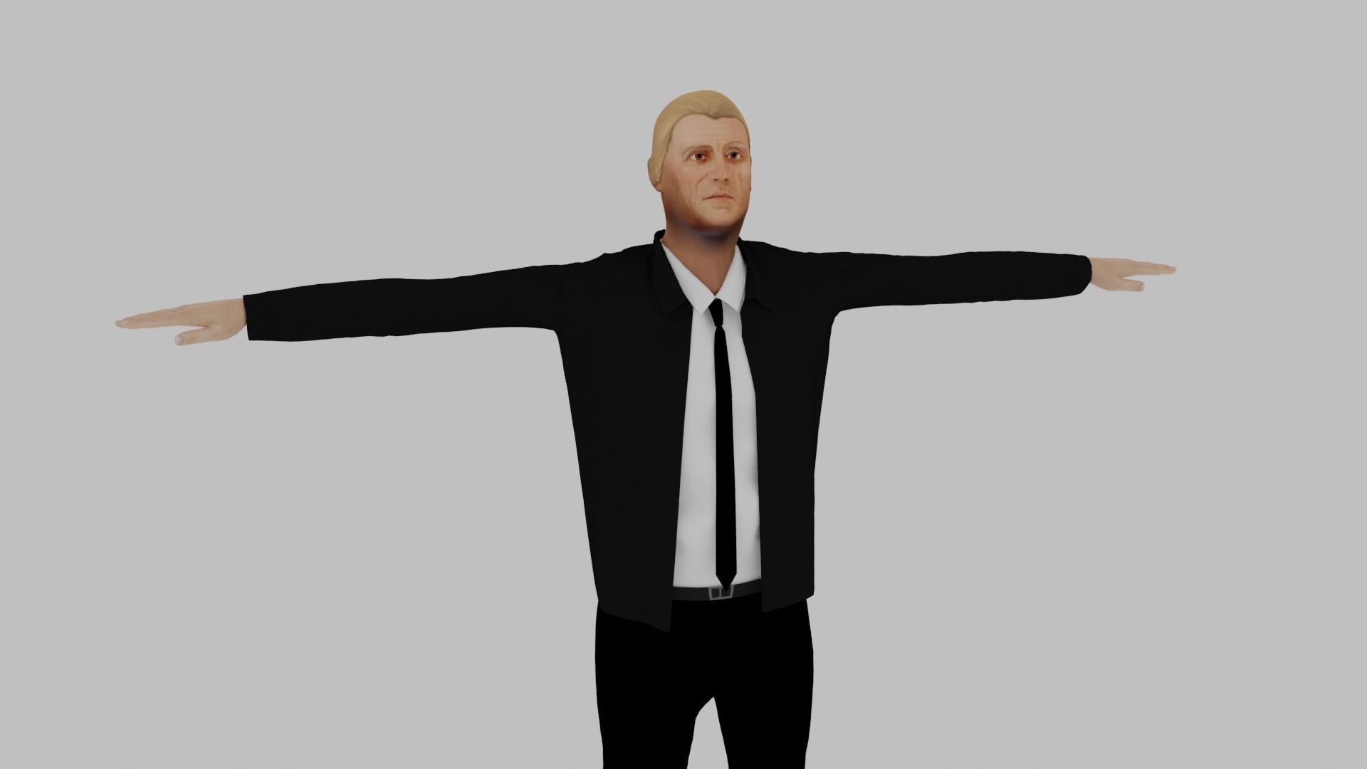 Andrew Jackson Low-poly 3D model_4