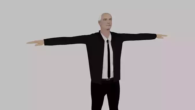 Anthony Eden Low-poly 3D model