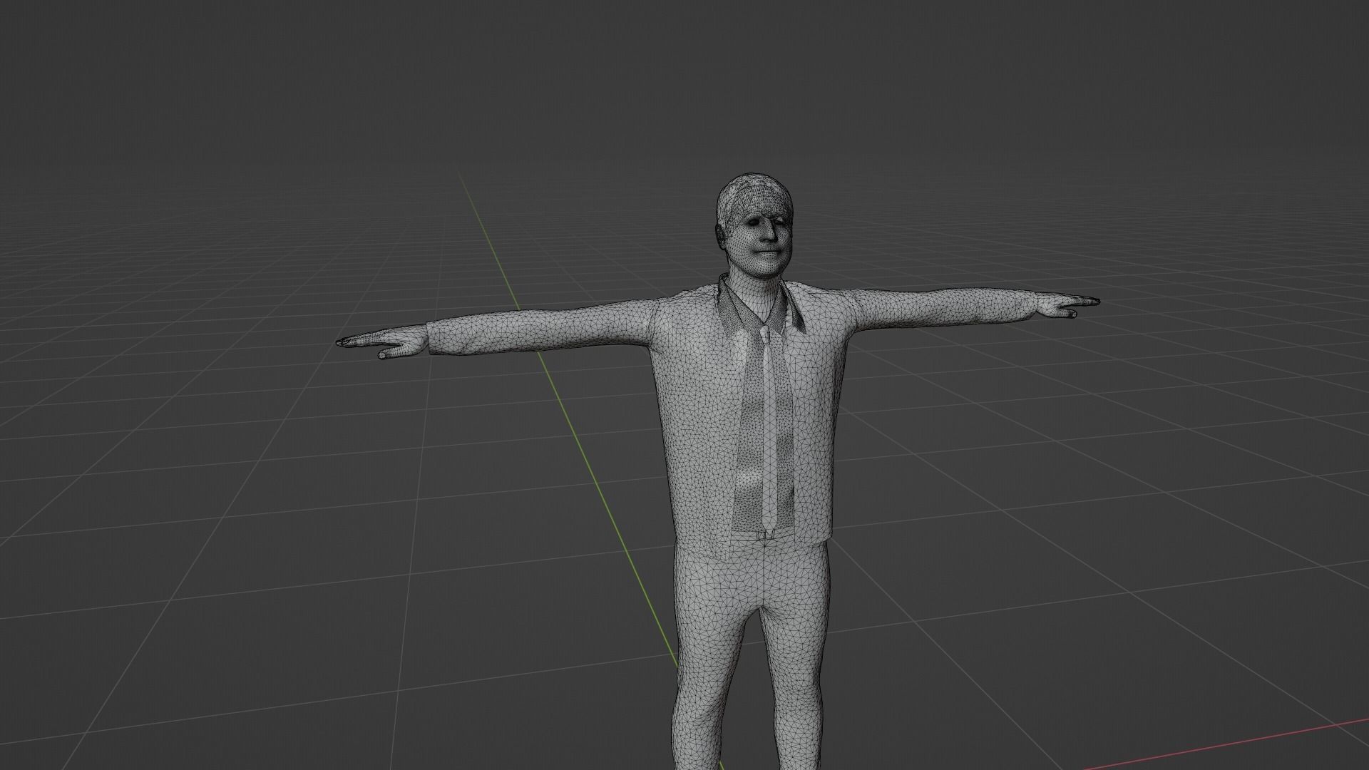 Boris Johnson Low-poly 3D model_7