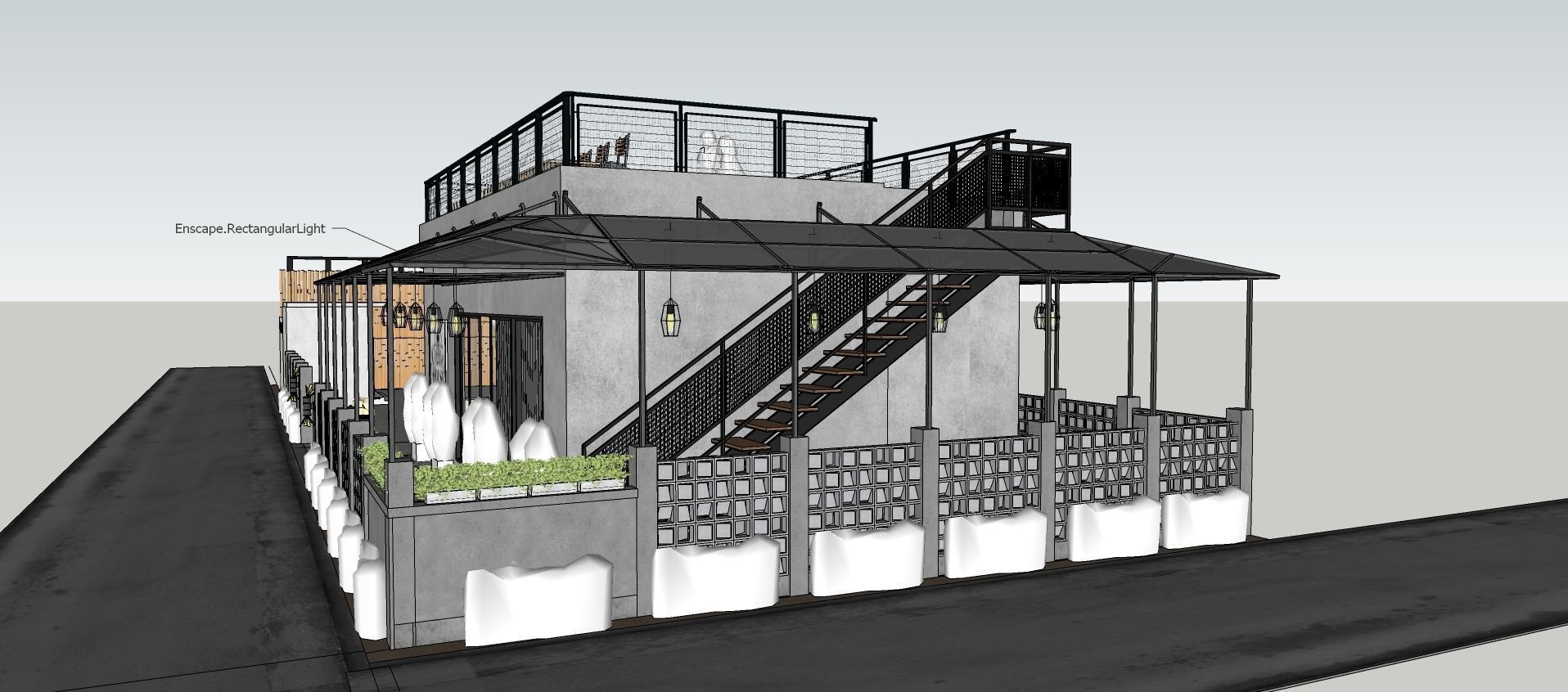 Coffee Shop 3d Design  3D model_62