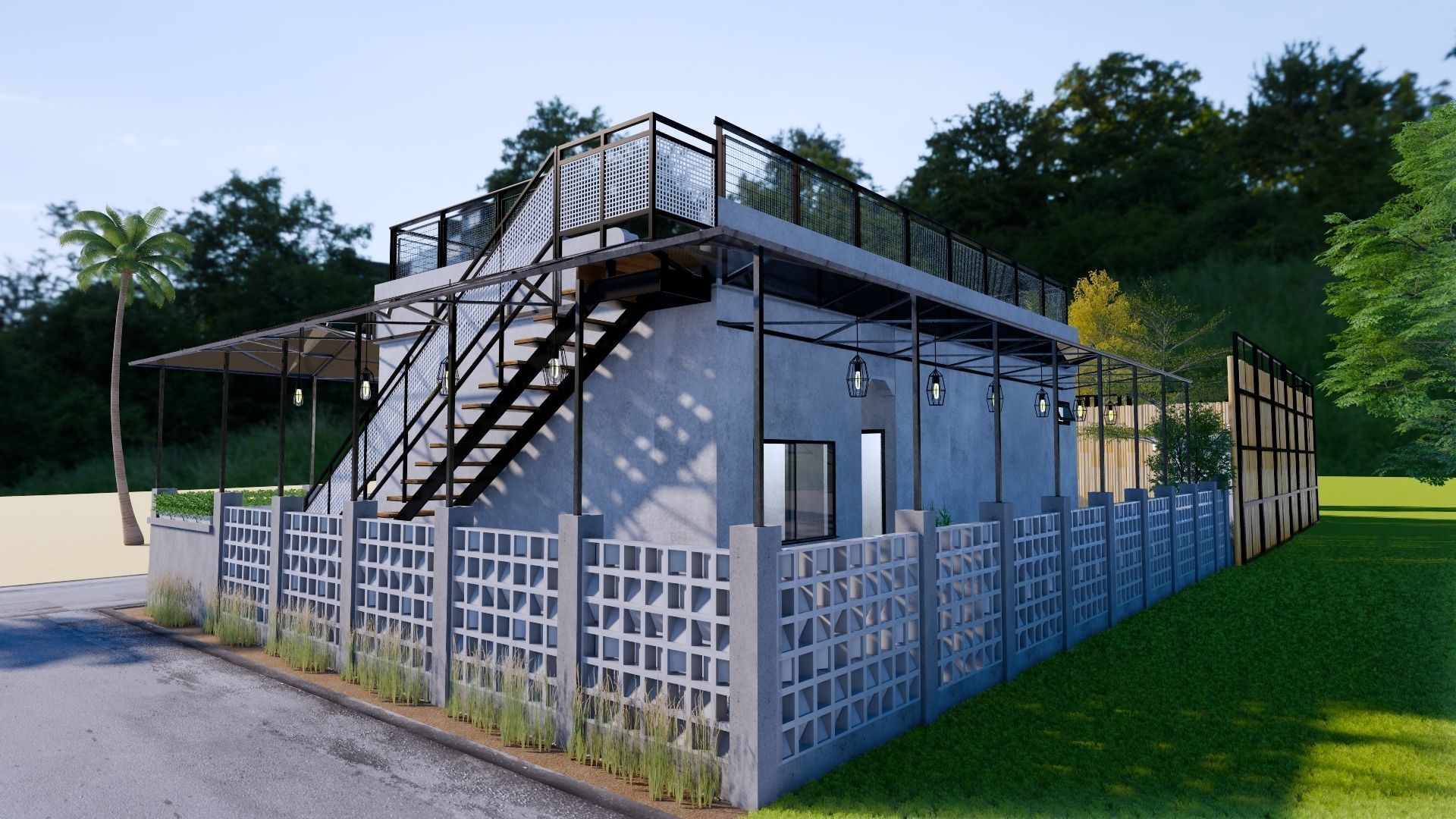 Coffee Shop 3d Design  3D model_37