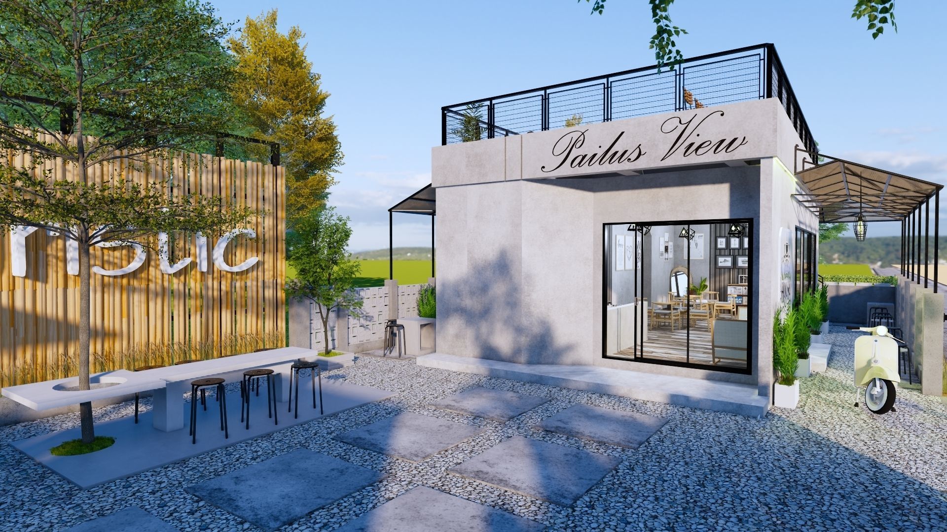 Coffee Shop 3d Design  3D model_15