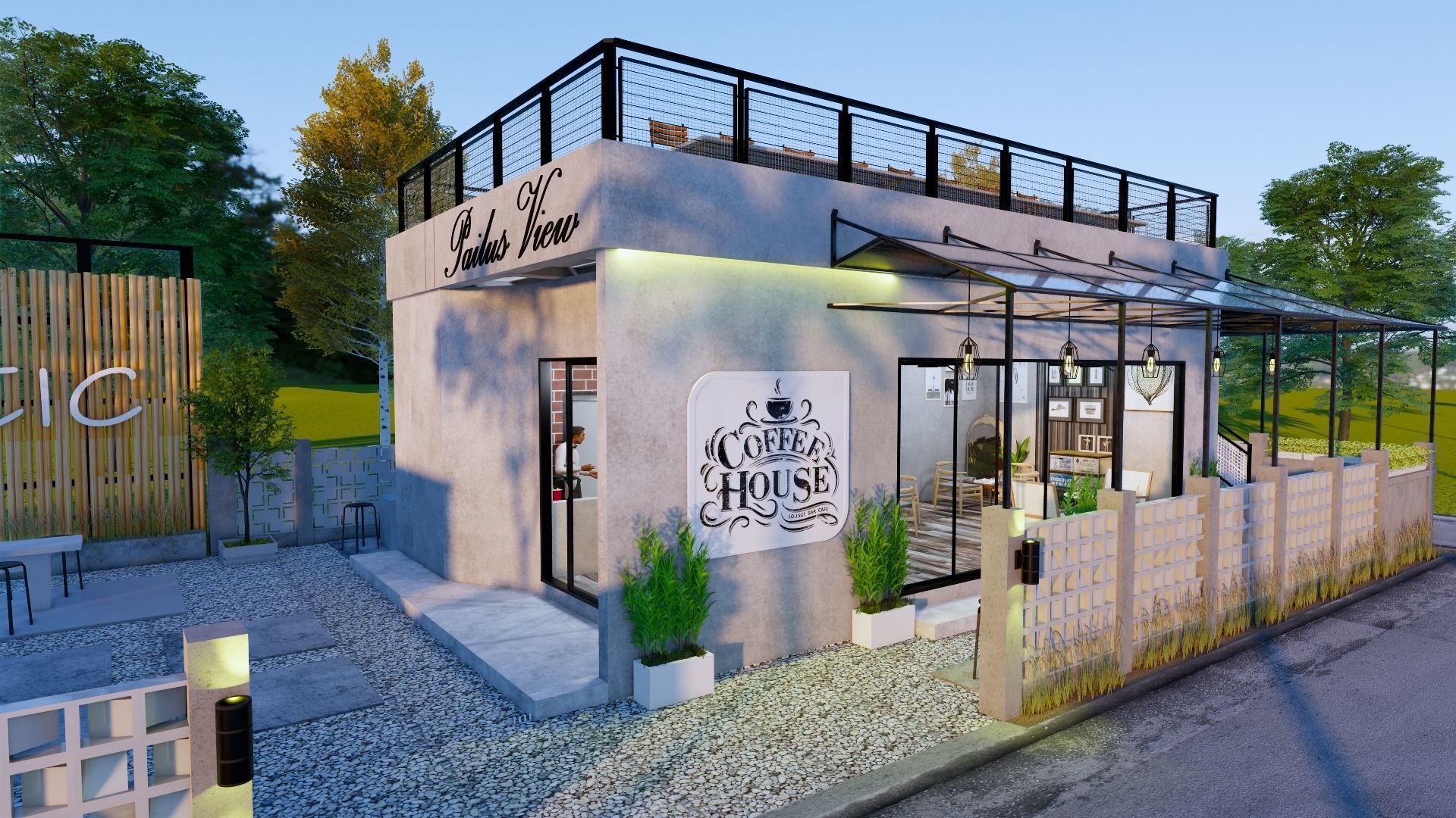 Coffee Shop 3d Design  3D model_57