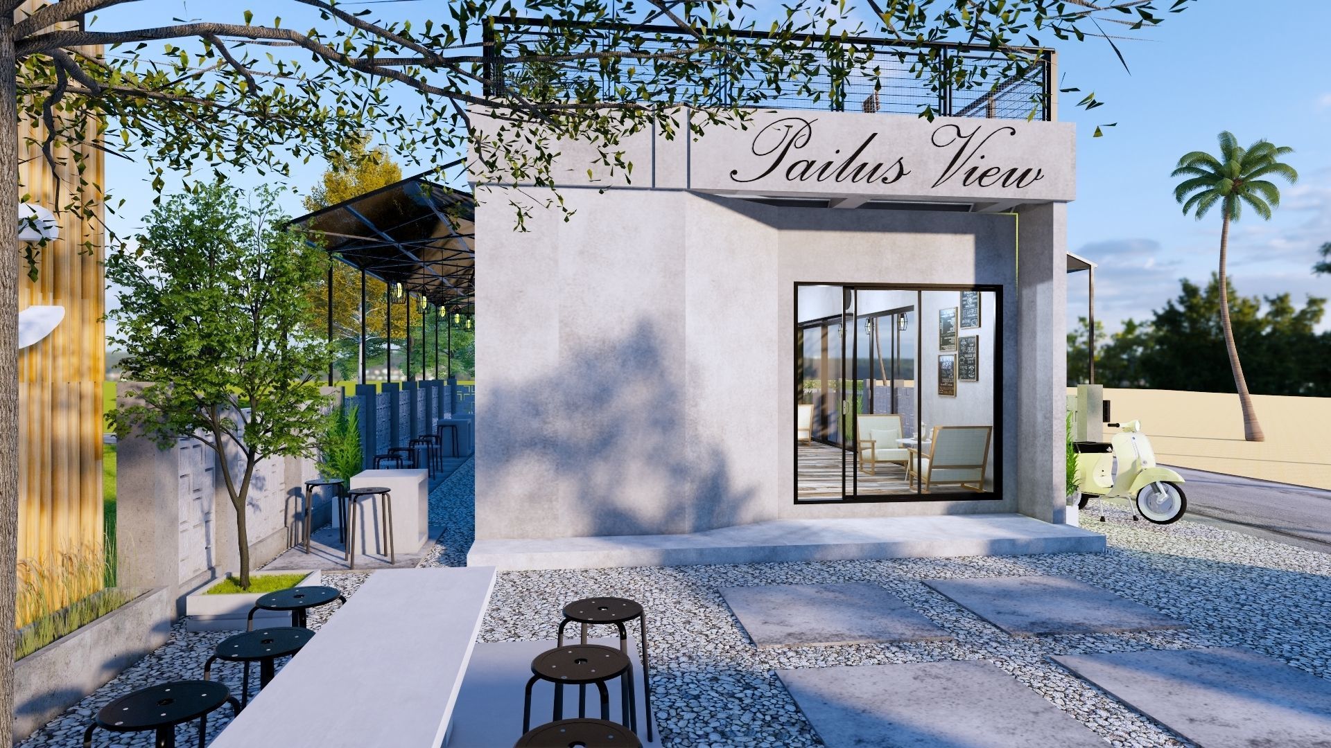 Coffee Shop 3d Design  3D model_20