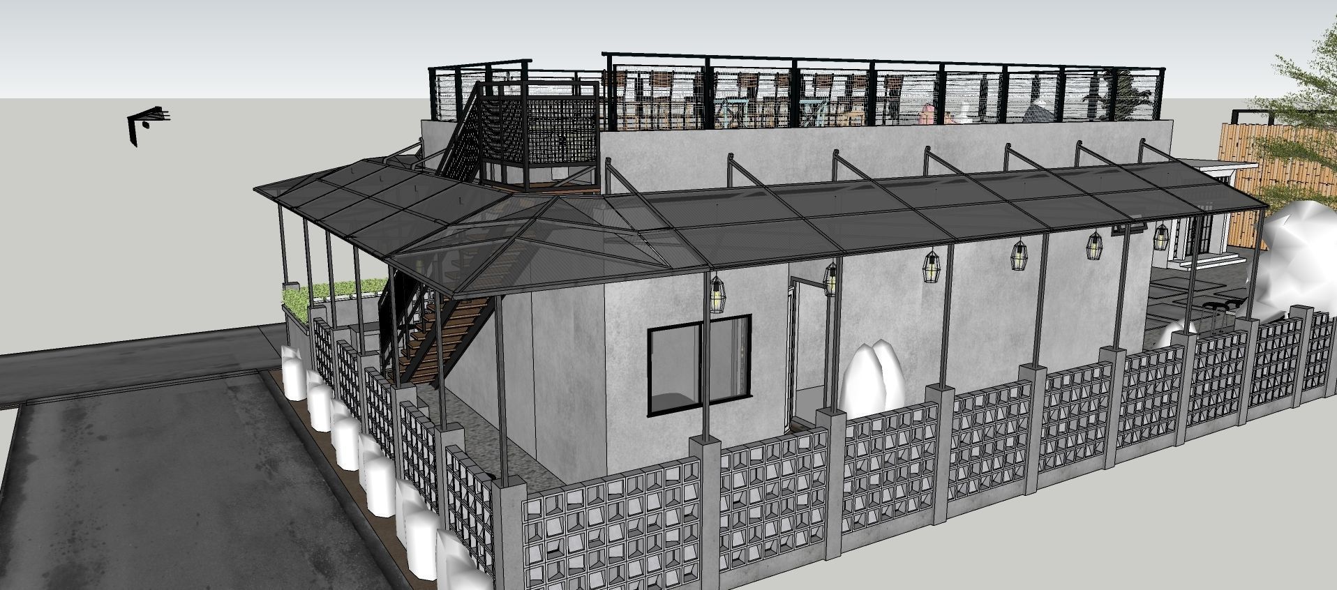 Coffee Shop 3d Design  3D model_63