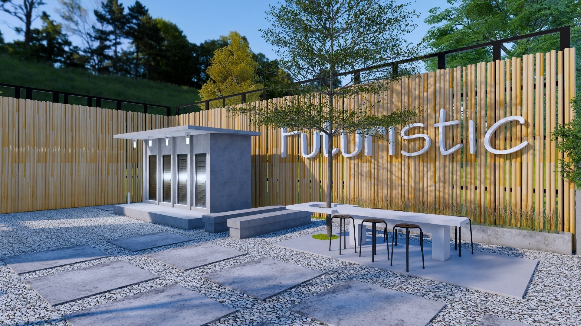 Coffee Shop 3d Design  3D model_7