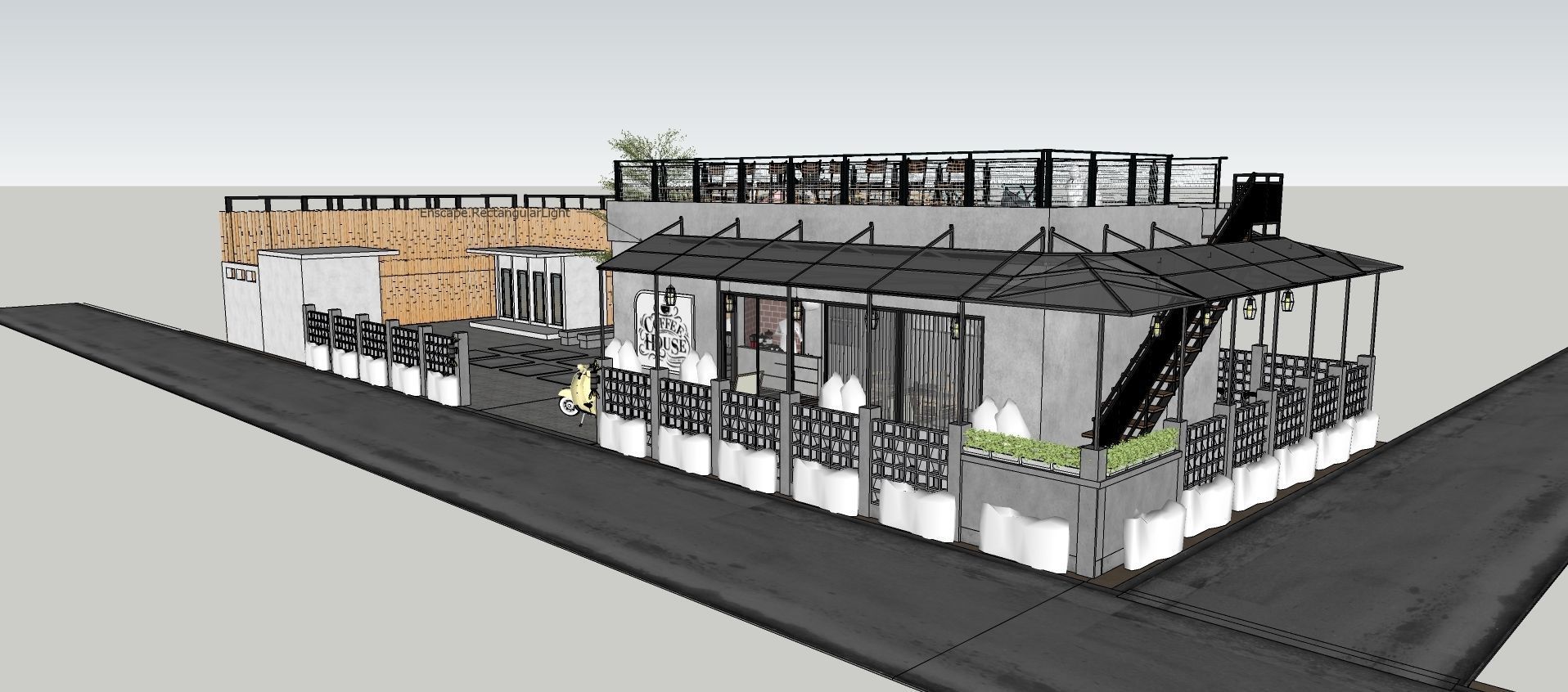 Coffee Shop 3d Design  3D model_61