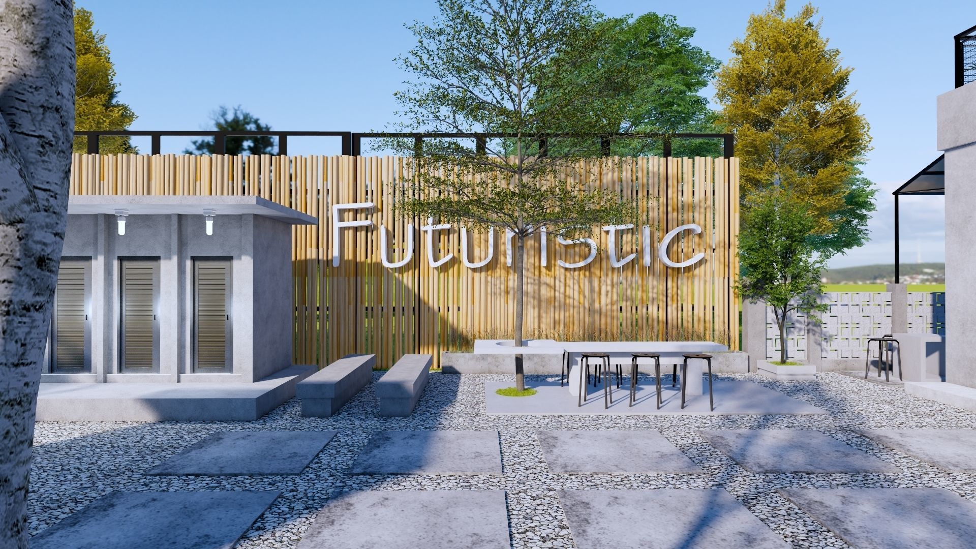 Coffee Shop 3d Design  3D model_8