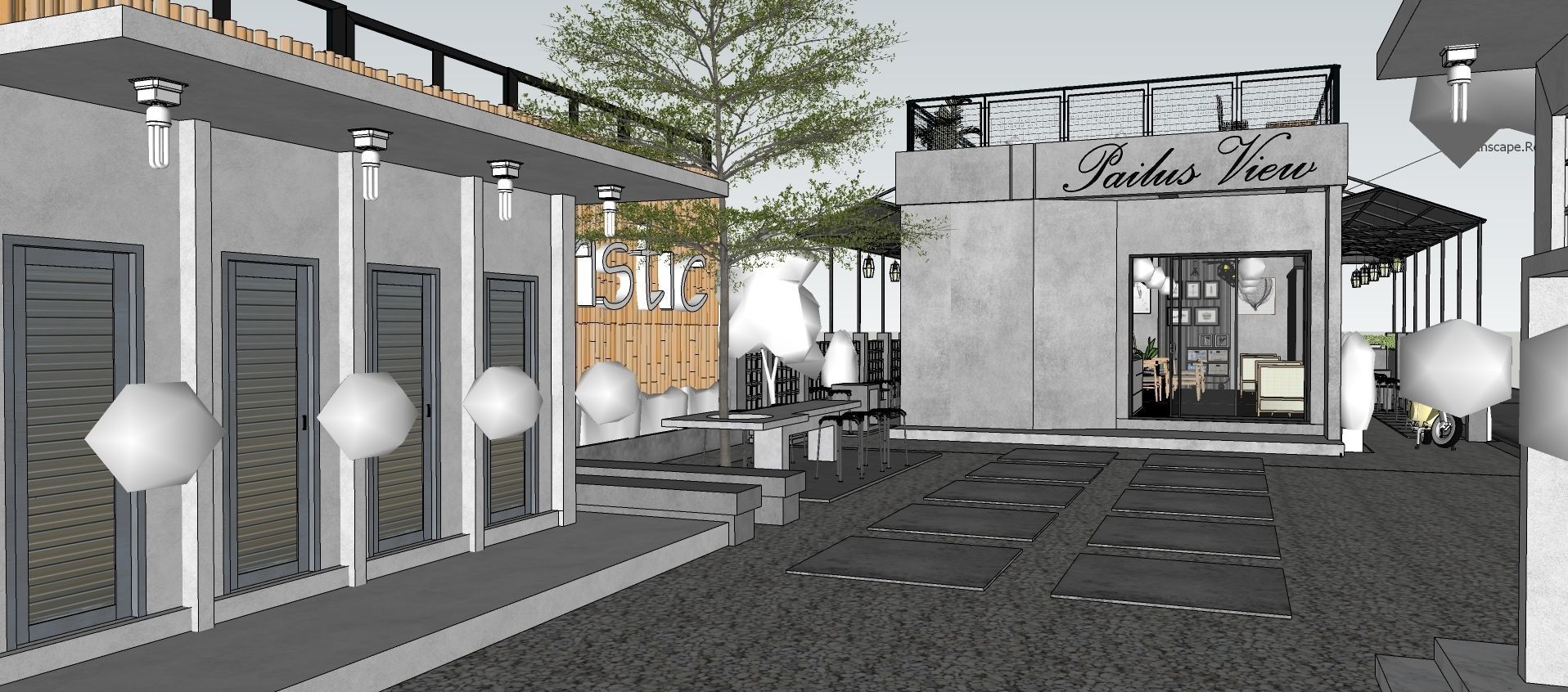 Coffee Shop 3d Design  3D model_74