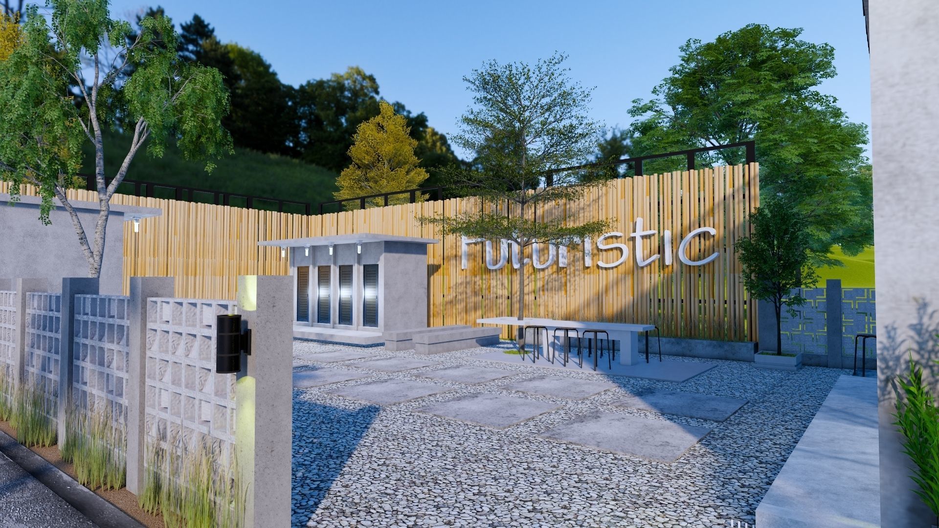 Coffee Shop 3d Design  3D model_4