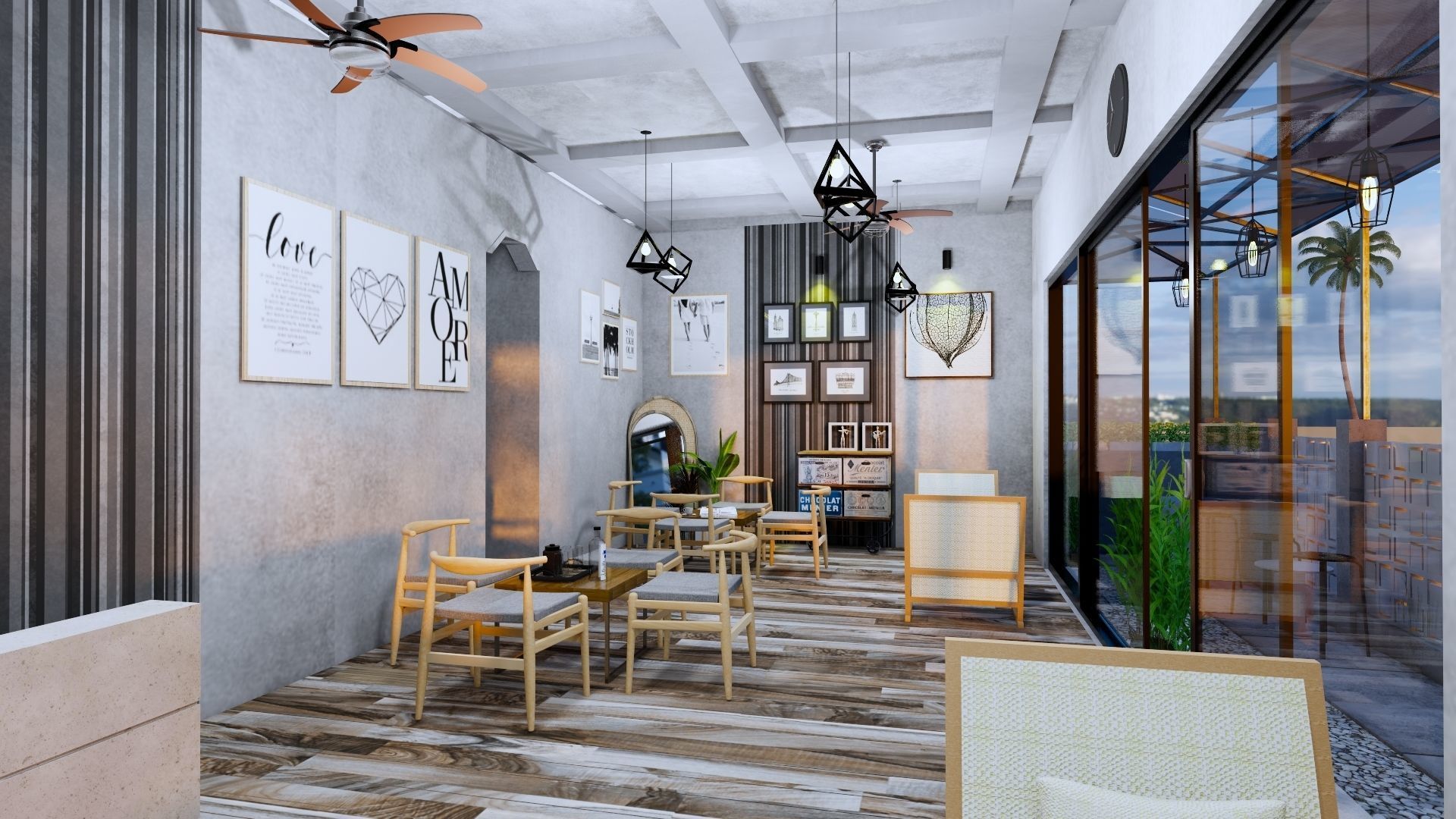 Coffee Shop 3d Design  3D model_45