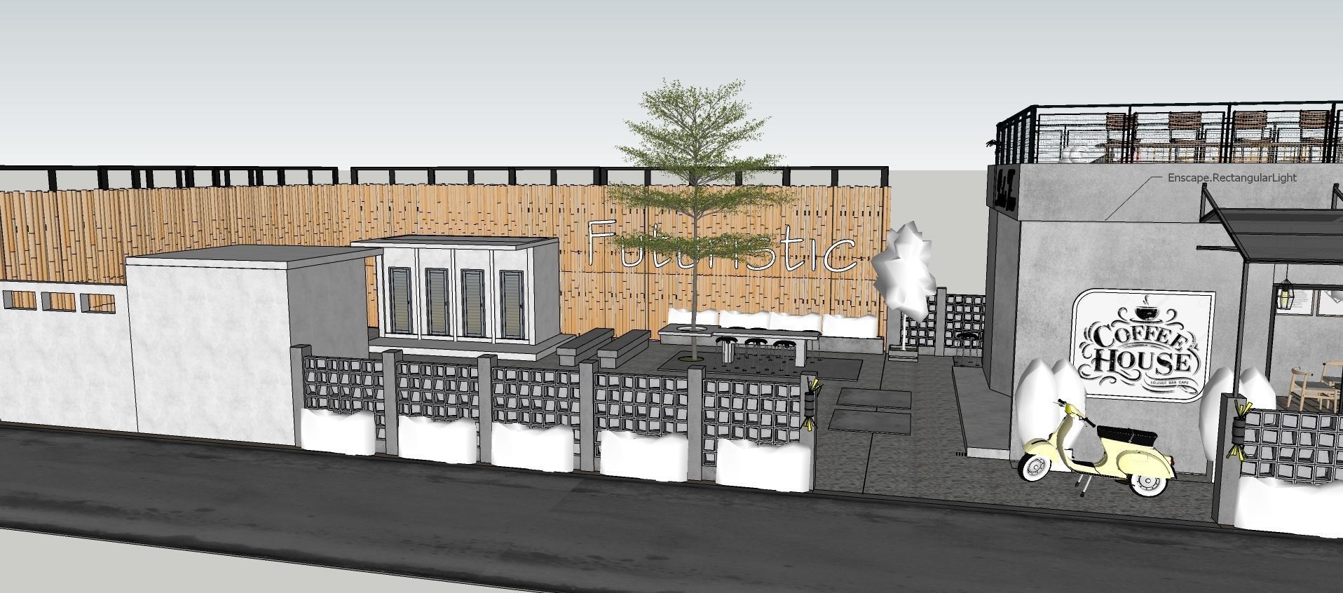 Coffee Shop 3d Design  3D model_71