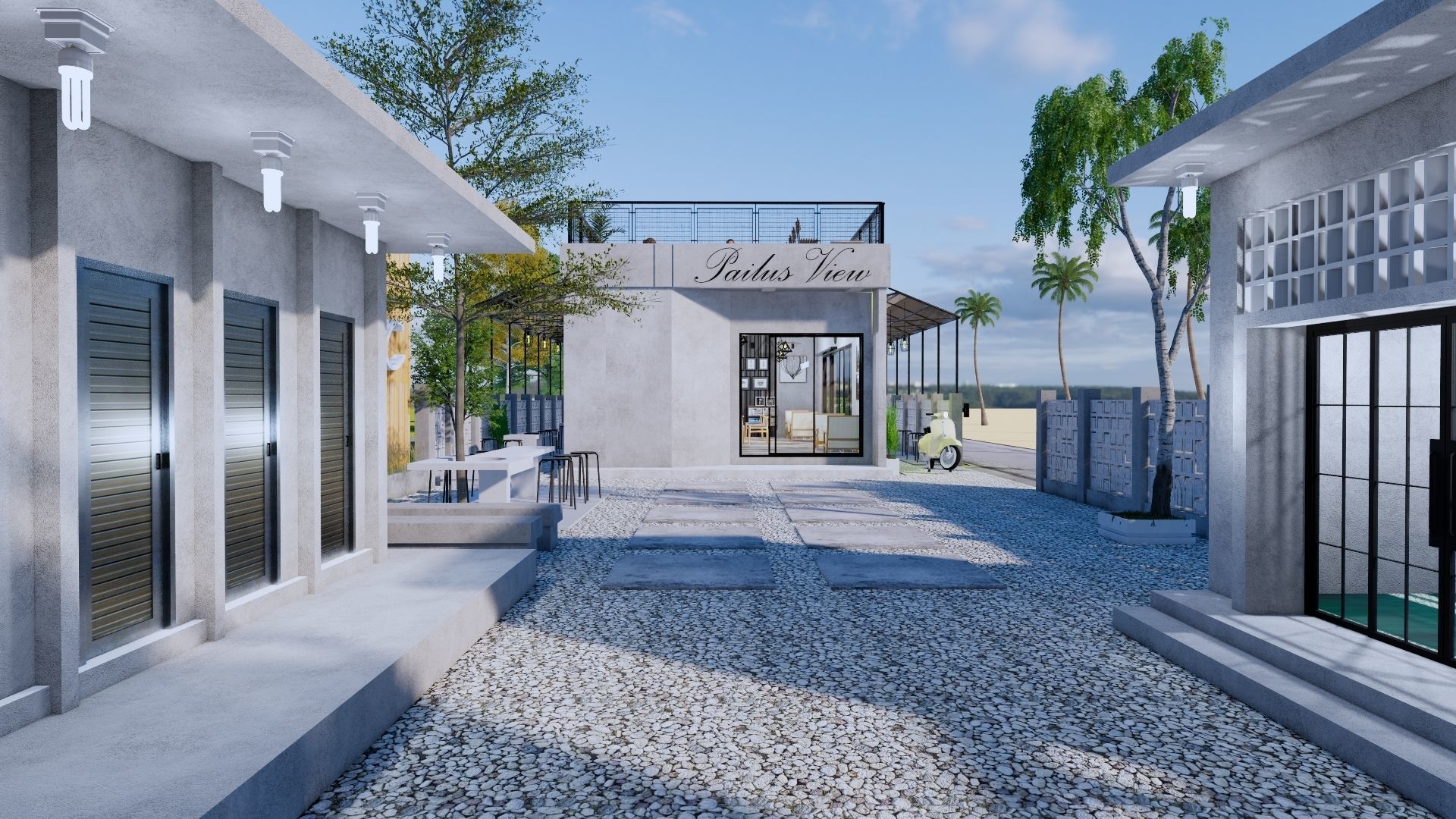 Coffee Shop 3d Design  3D model_9